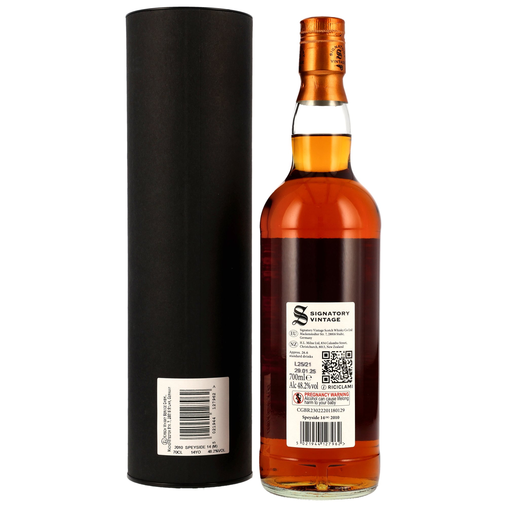 Secret Speyside (M) 2010/2025 - 14 y.o. - Signatory Small Batch Edition #16 48,2%
