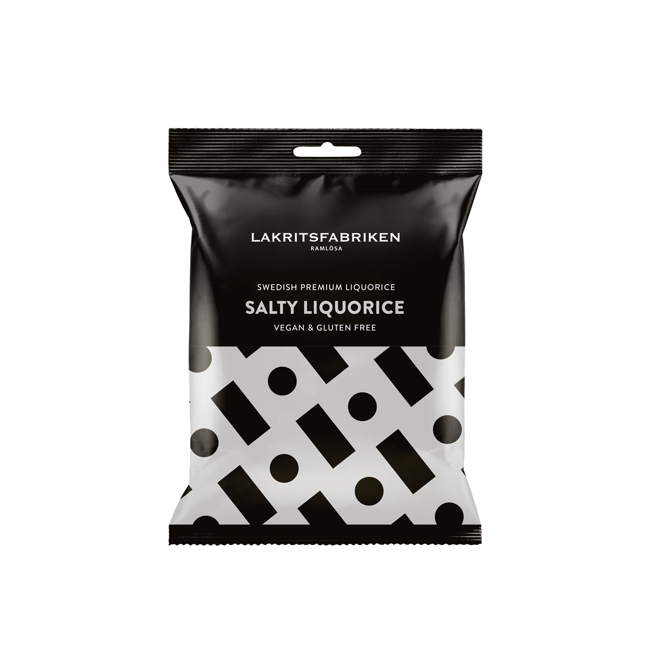 Premium Liquorice White Salty - Lakritzfabriken - 100 g.