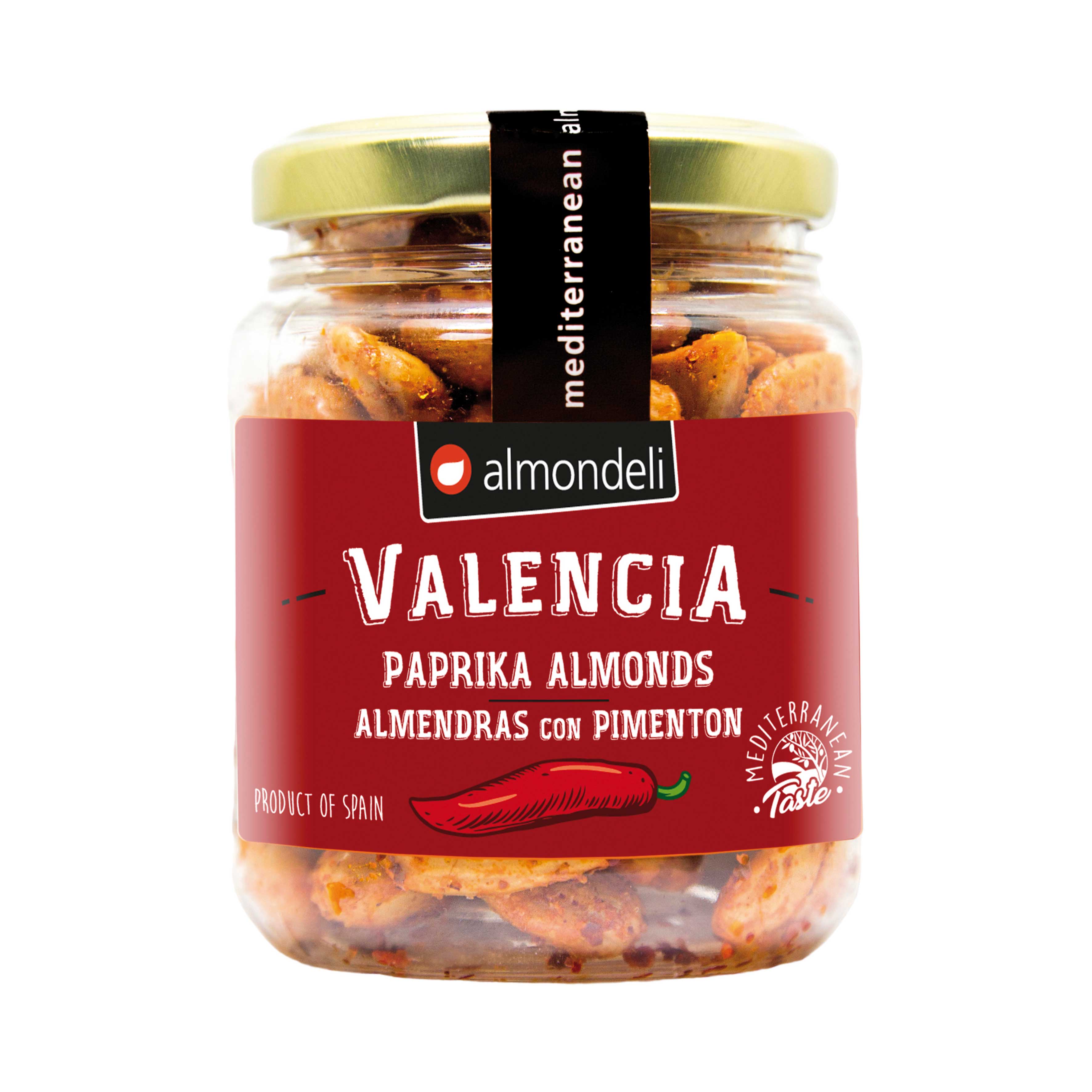 ALMONDELI - Valencia Mandeln - scharfe Paprika 125g