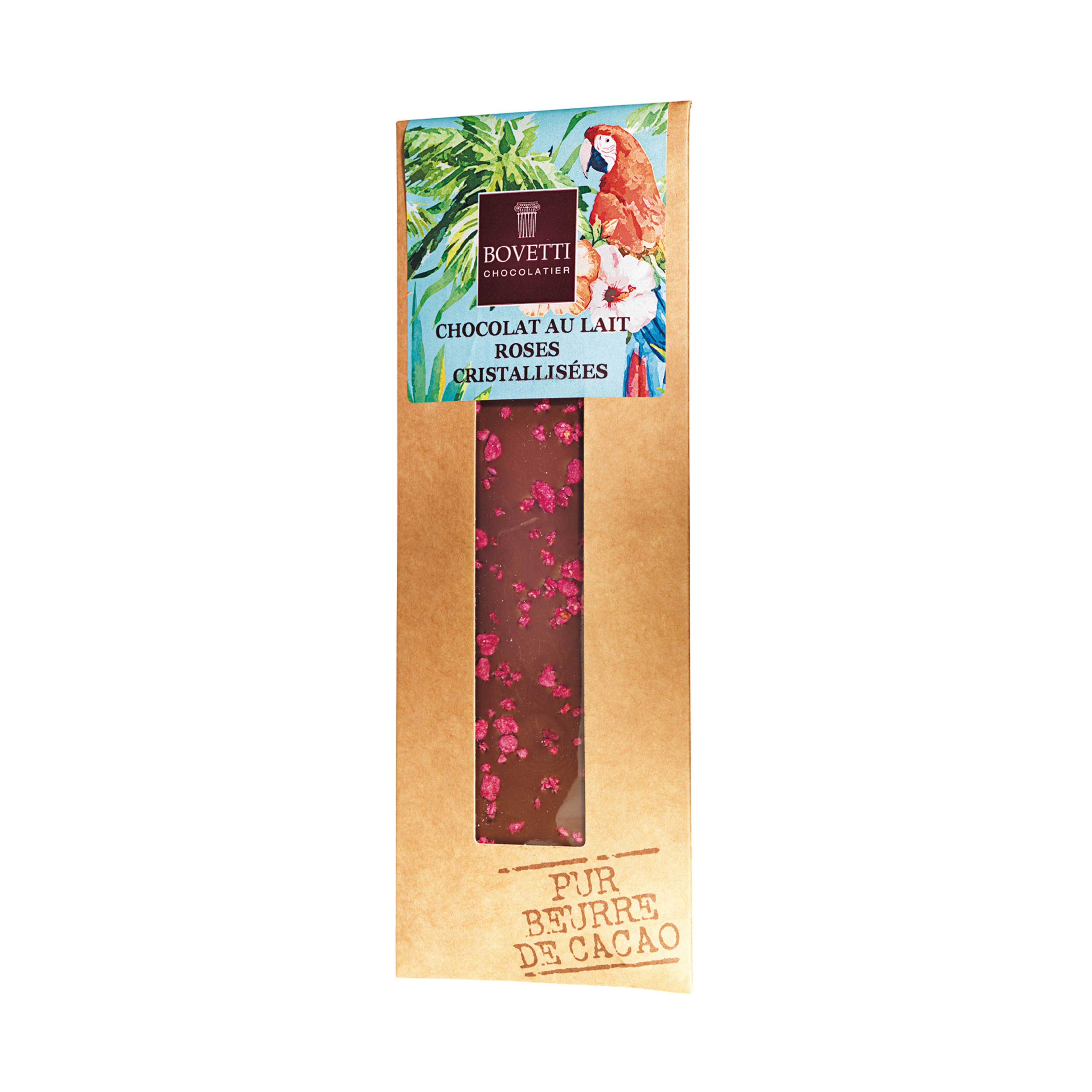BOVETTI - Weiße Schokolade - kristallisierten Veilchen 50g