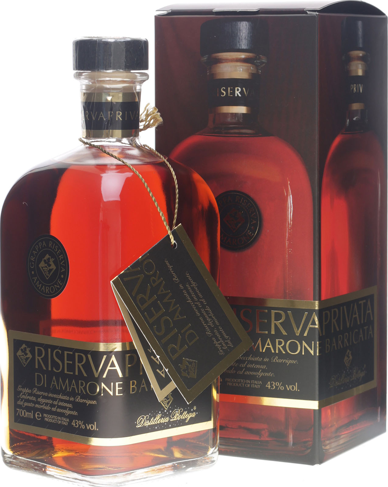 Bottega Grappa Riserva Privata 0,7l 43%