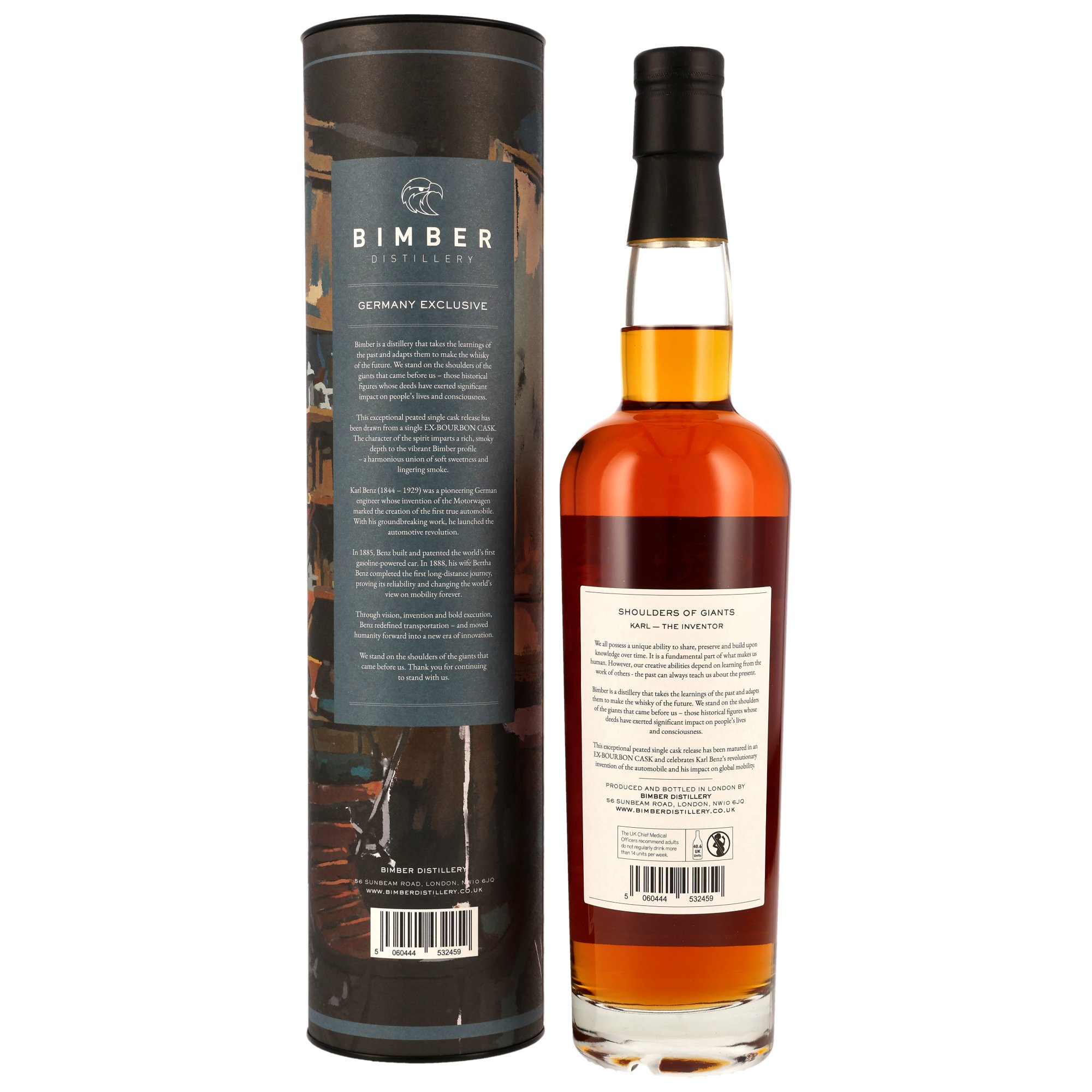 Bimber Single Malt London Whisky - Peated - Bourbon Cask #462 - Shoulder of Giants - Karl