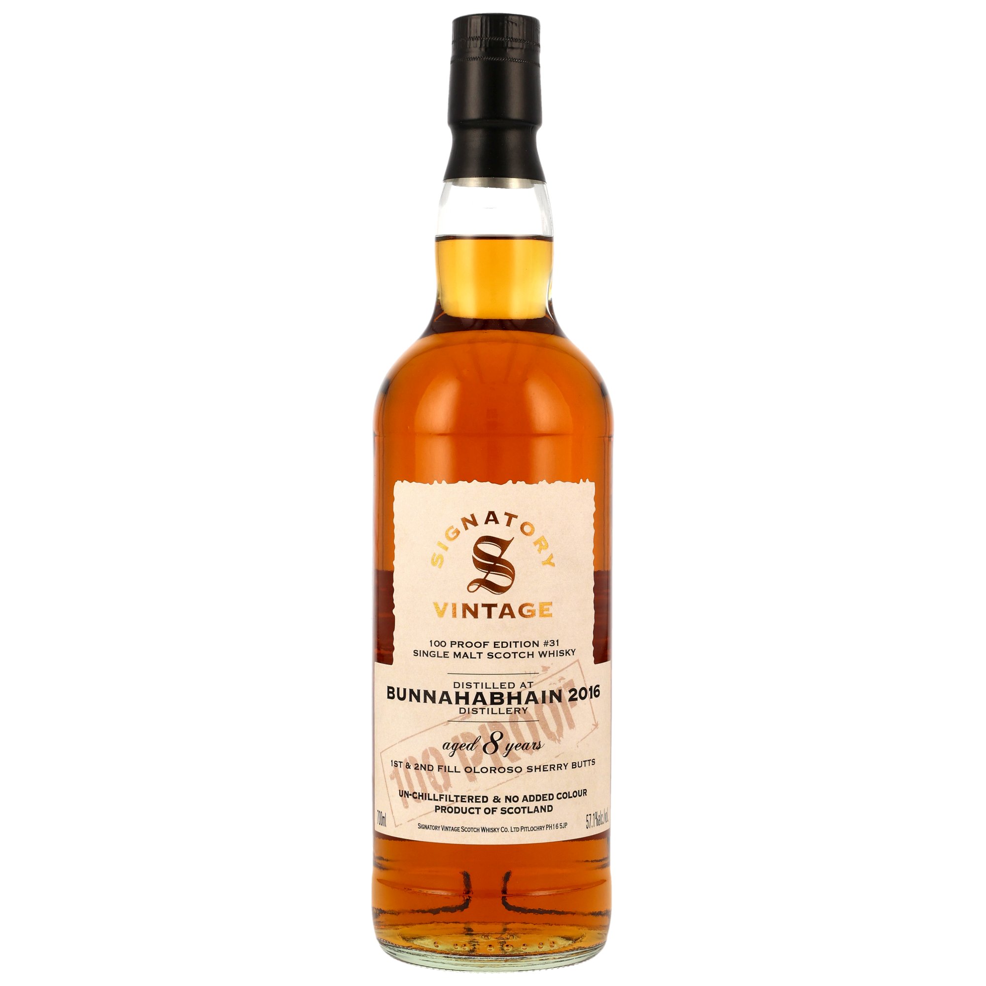 Bunnahabhain 2016/2024 - 8 y.o. - Signatory 100 PROOF Edition #31 57,1%