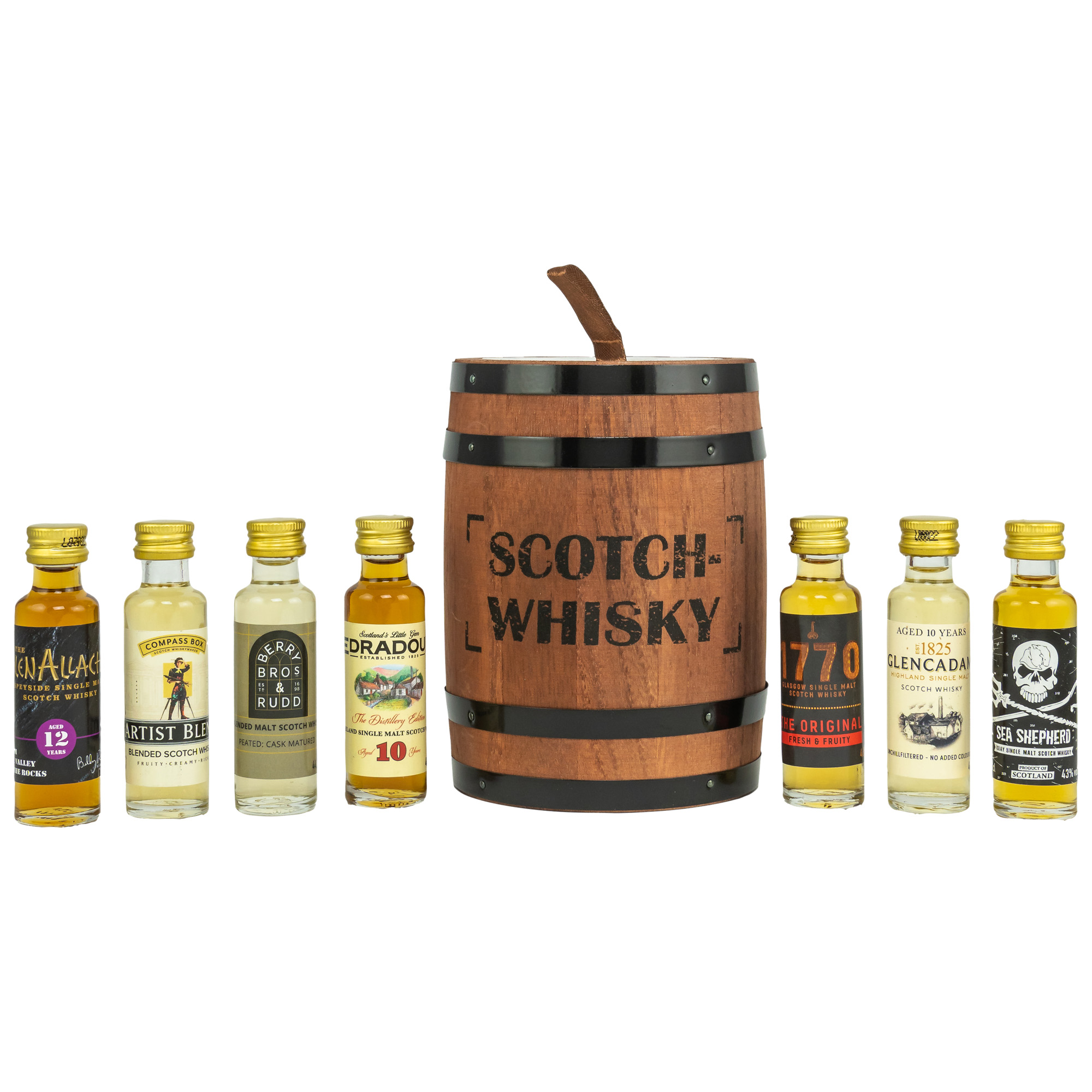 Scotch Whisky Tasting Fass 7x 0,02l - 44%