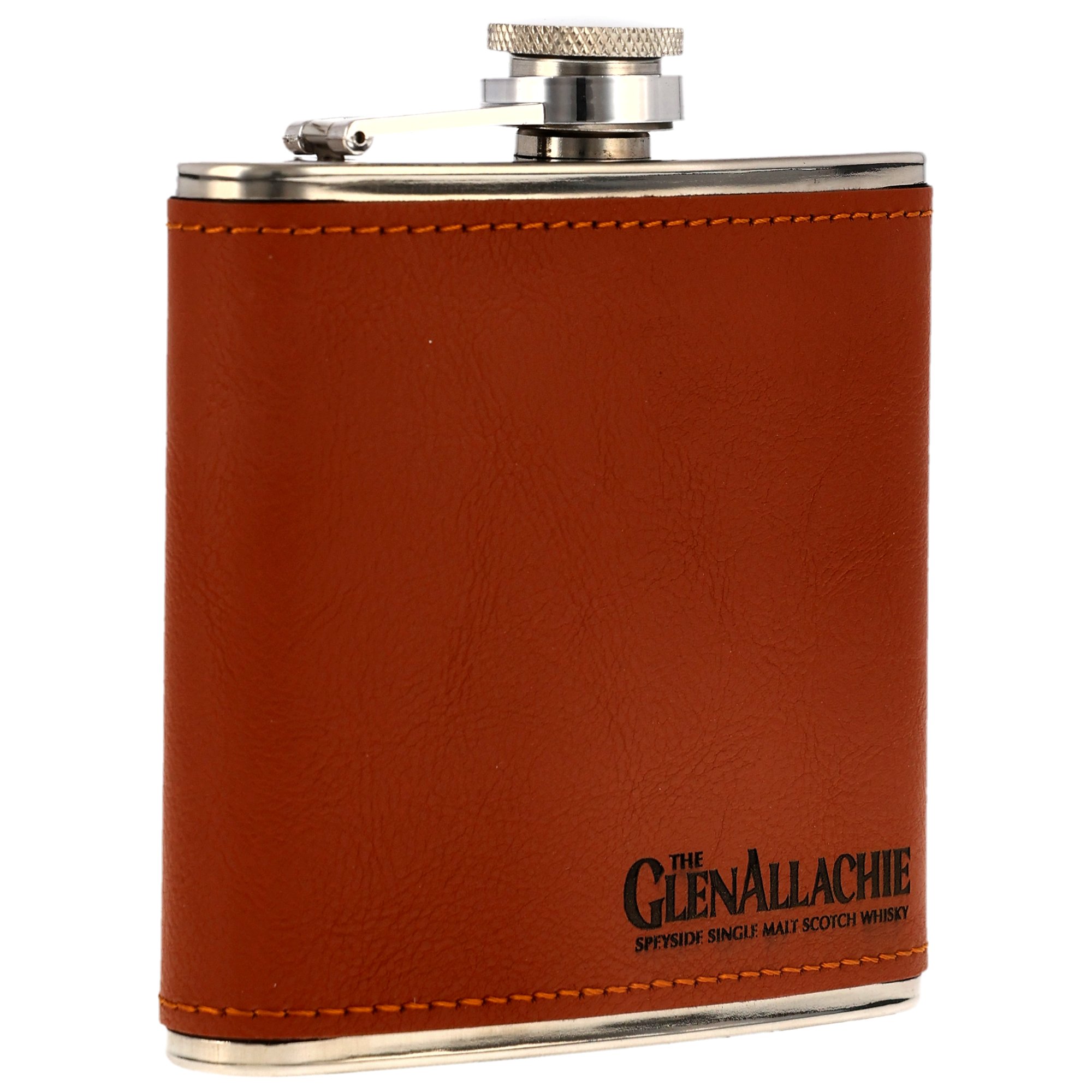 GlenAllachie Hipflask Leder (Flachmann)