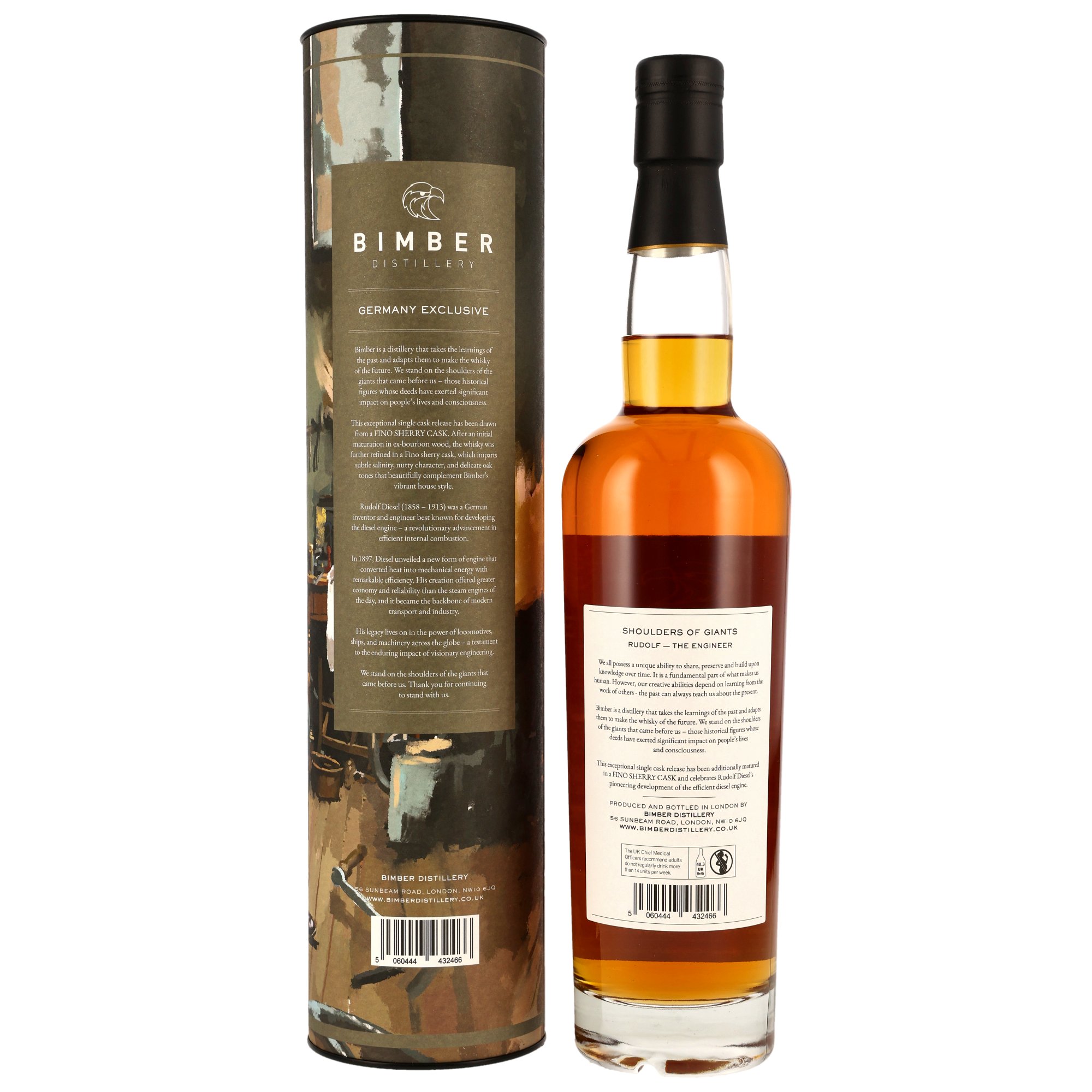 Bimber Single Malt London Whisky - Fino Cask #540/39 - Shoulder of Giants - Rudolf