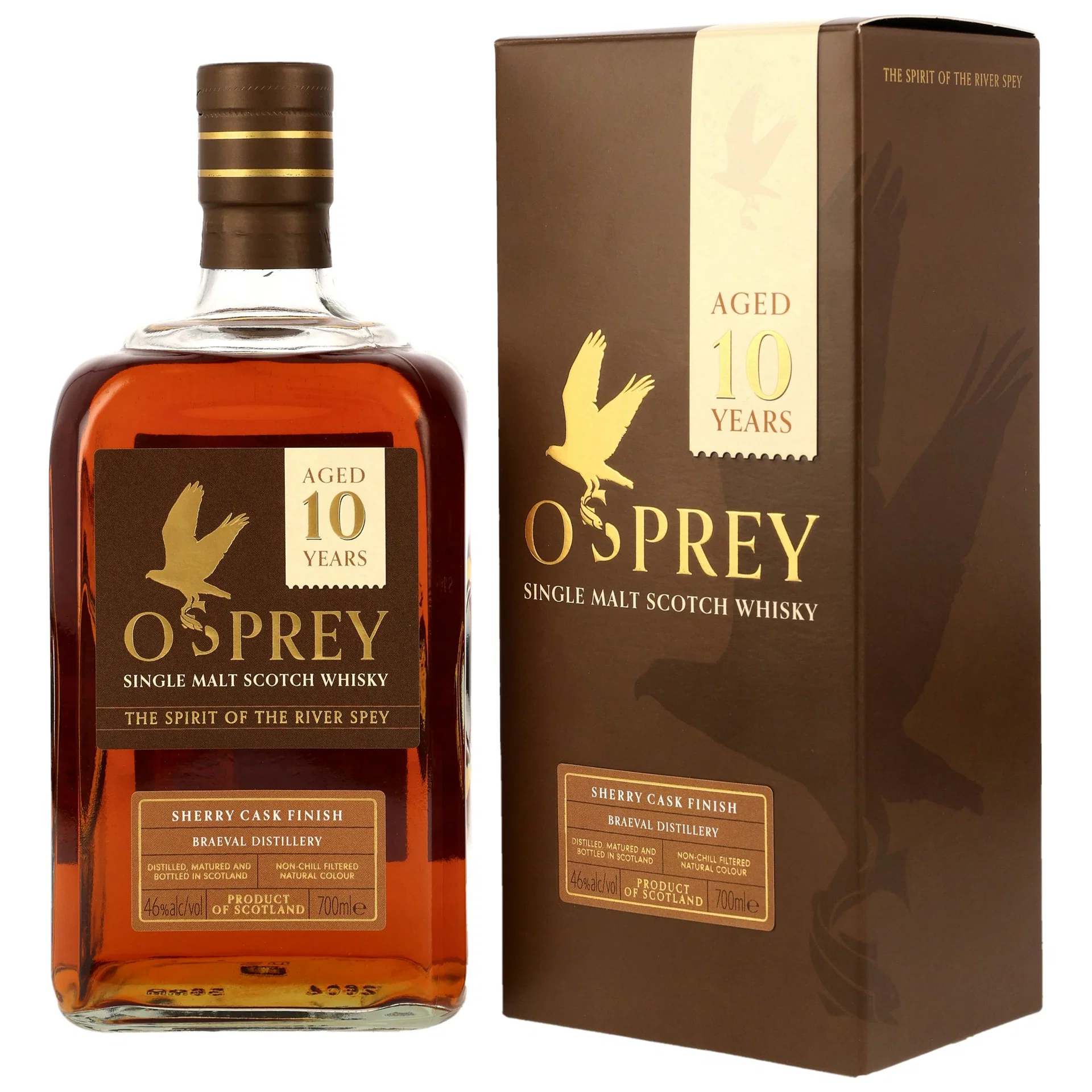 Braeval 10 y.o. Single Malt - Oloroso Sherry Cask Finish - Osprey 46%