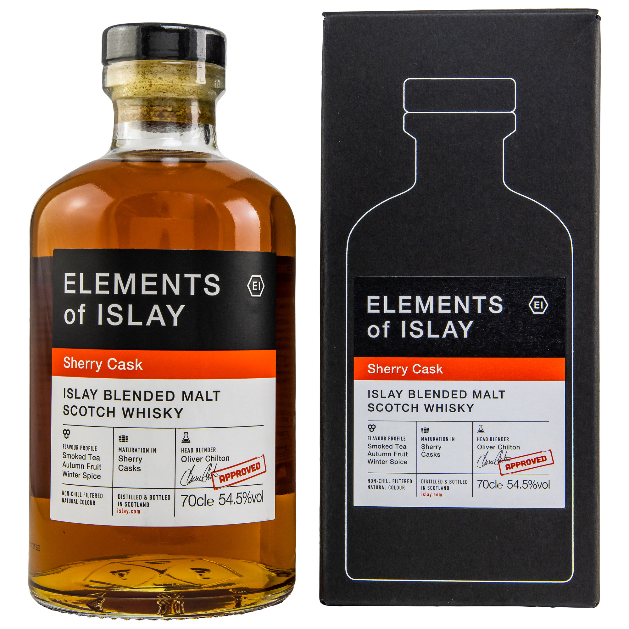 Elements of Islay Sherry Cask - Islay Blended Malt 54,5% - 0,5l.