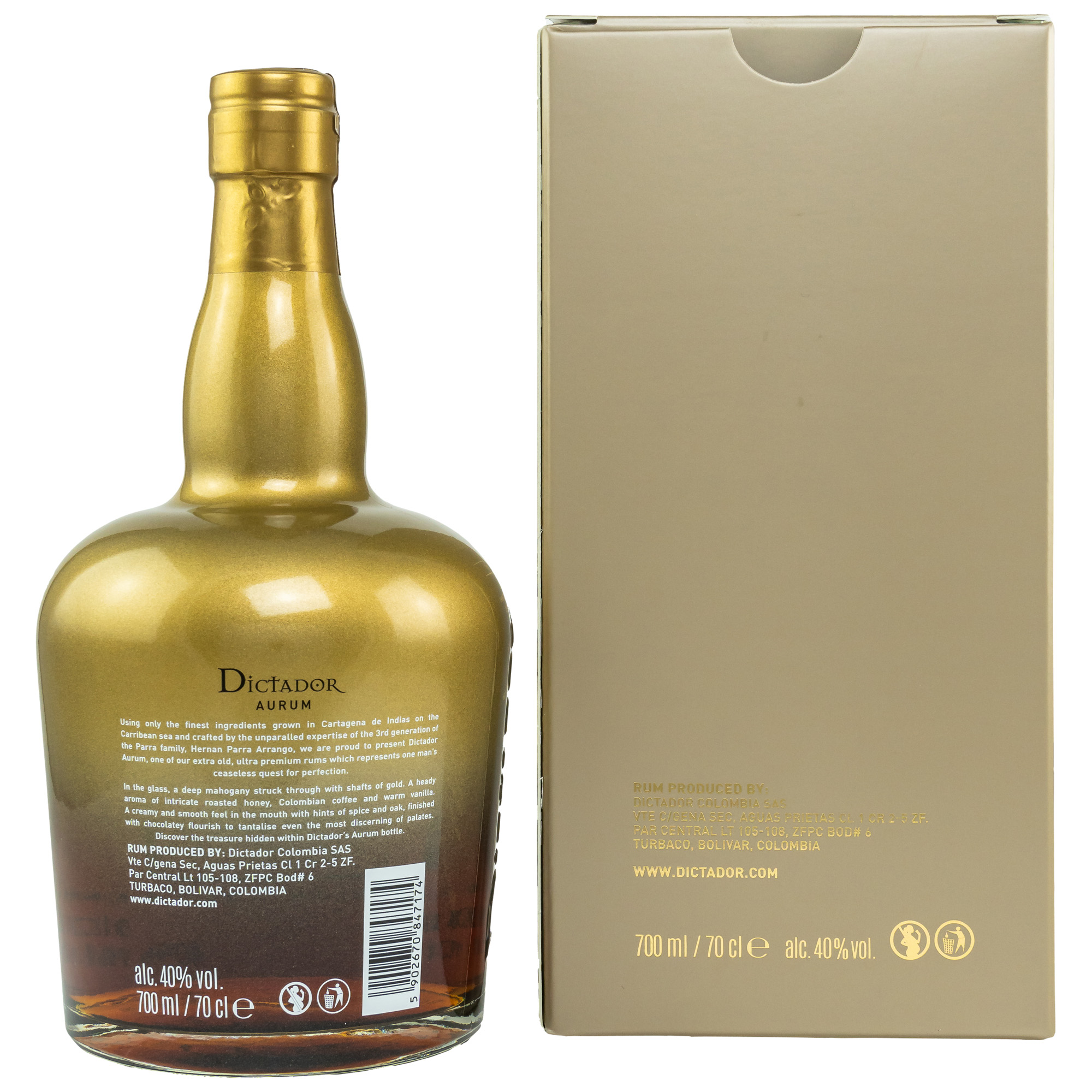 Dictador XO Aurum (Columbien) 40%