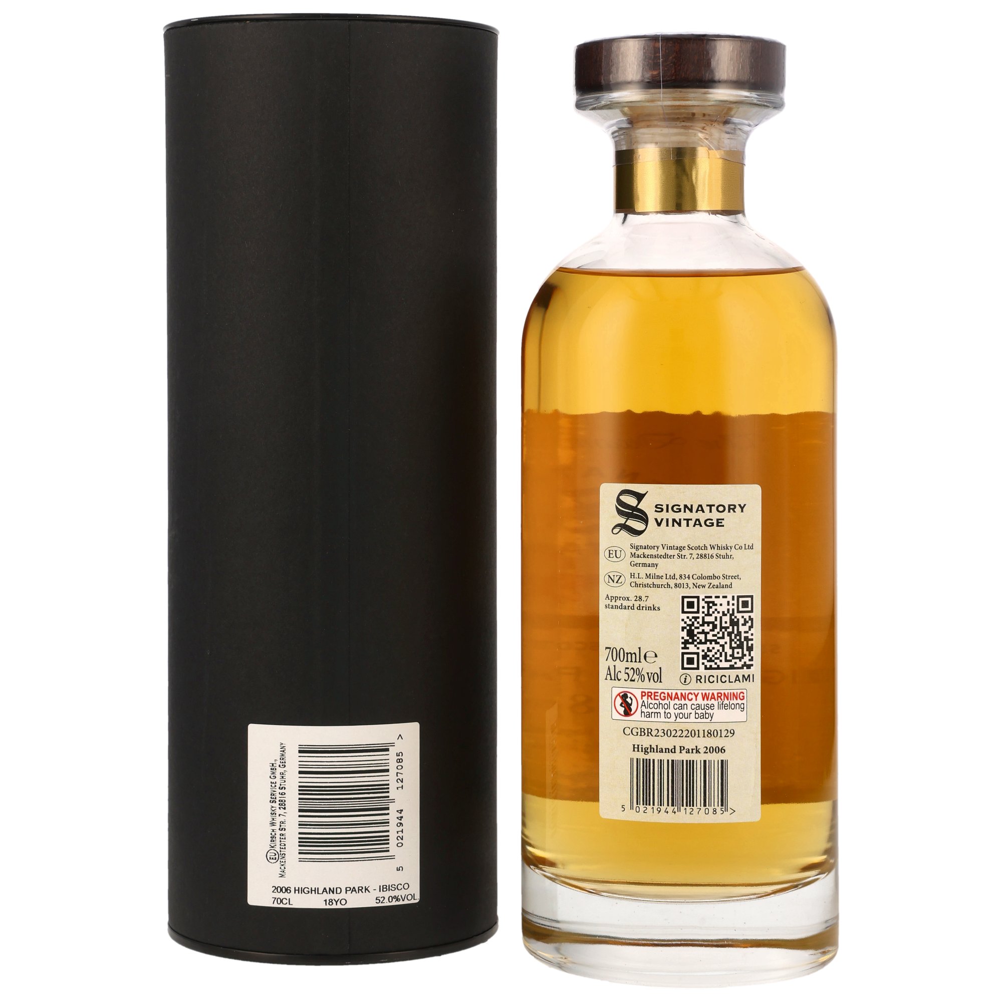 Highland Park 2006/2024 - 18 y.o. - Signatory Ibisco Decanter 52%