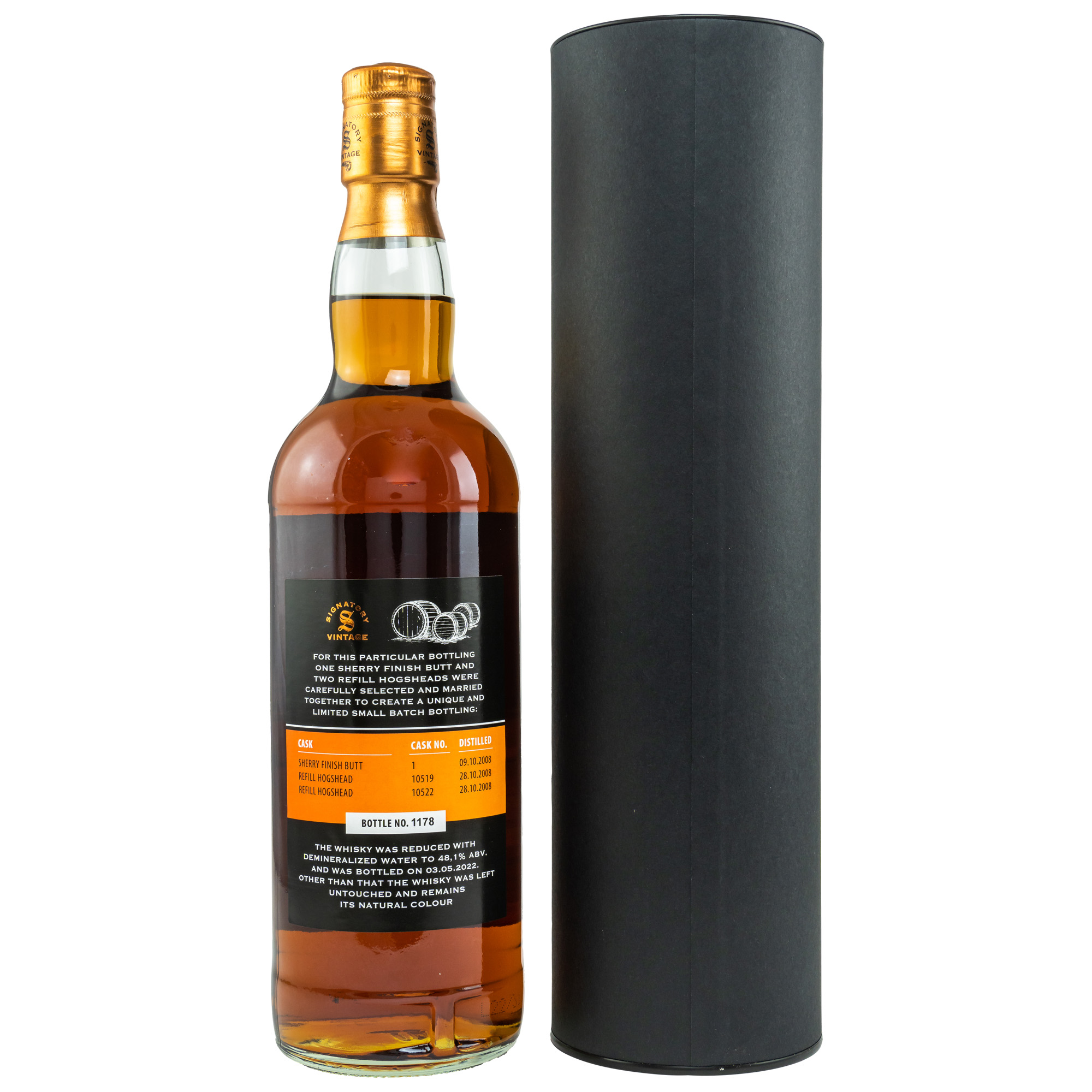 Glenlossie 2008/2022 Signatory Small Batch #12 - 48,1%