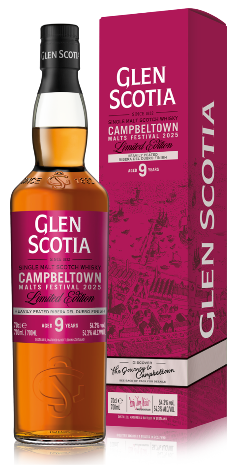 Glen Scotia 9 Jahre Heavily Peated Ribera Del Duero Cask Finish 54,3%
