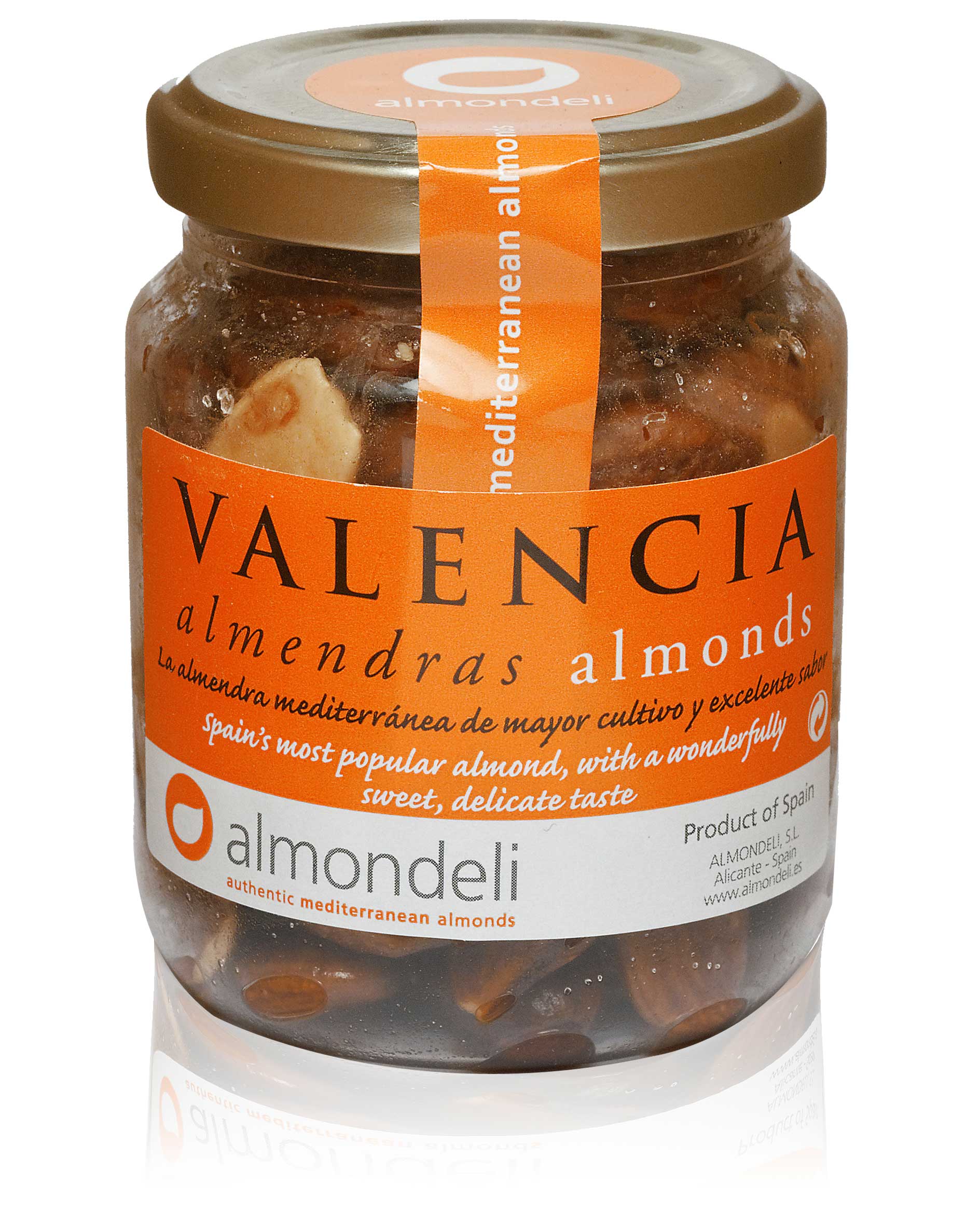 ALMONDELI - Valencia Mandel mit Haut 125g.