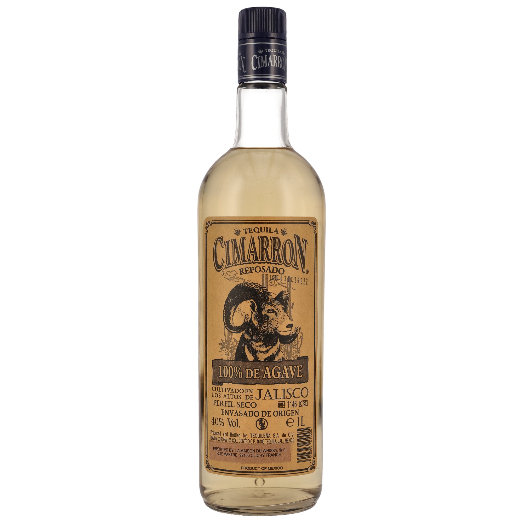 Cimarron Reposado Tequila - LITER 40%