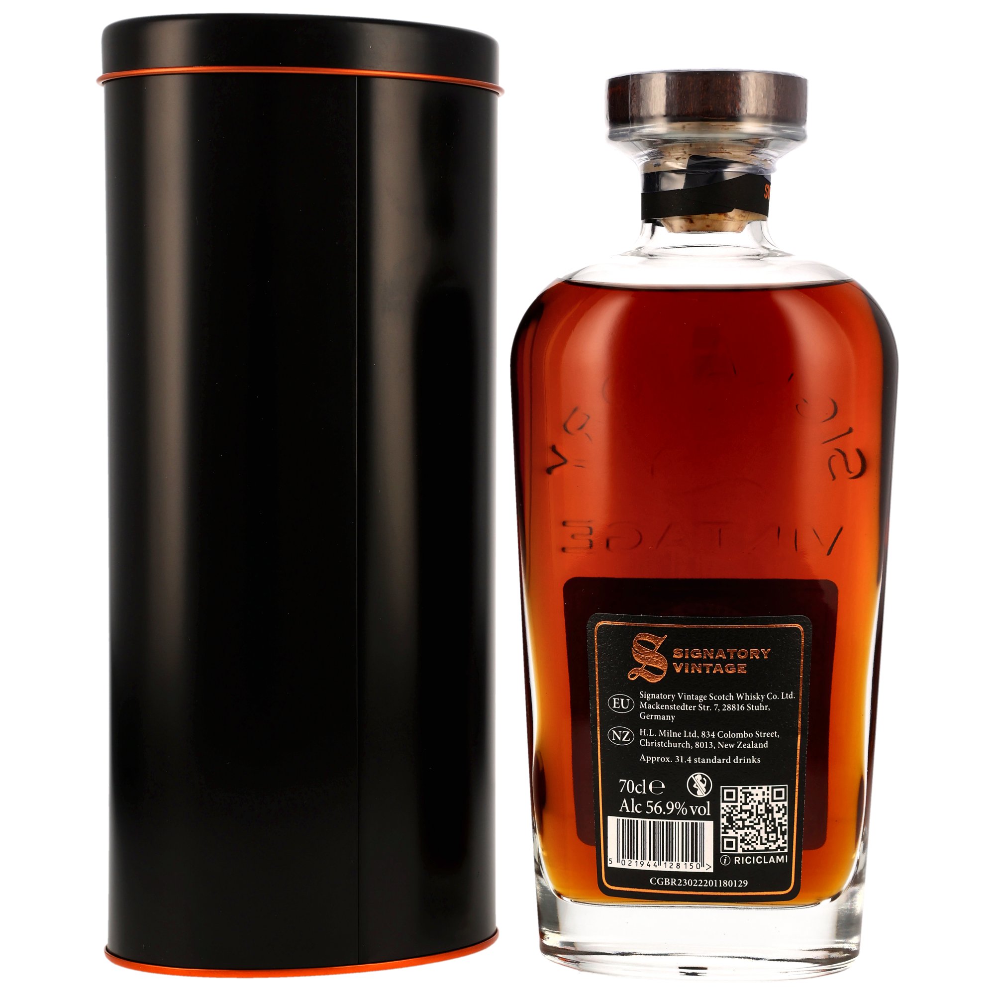 Mortlach 2007/2025 - 17 y.o. - 1st Fill Oloroso Sherry Butt Finish #202 - Signatory Symingtons Choice