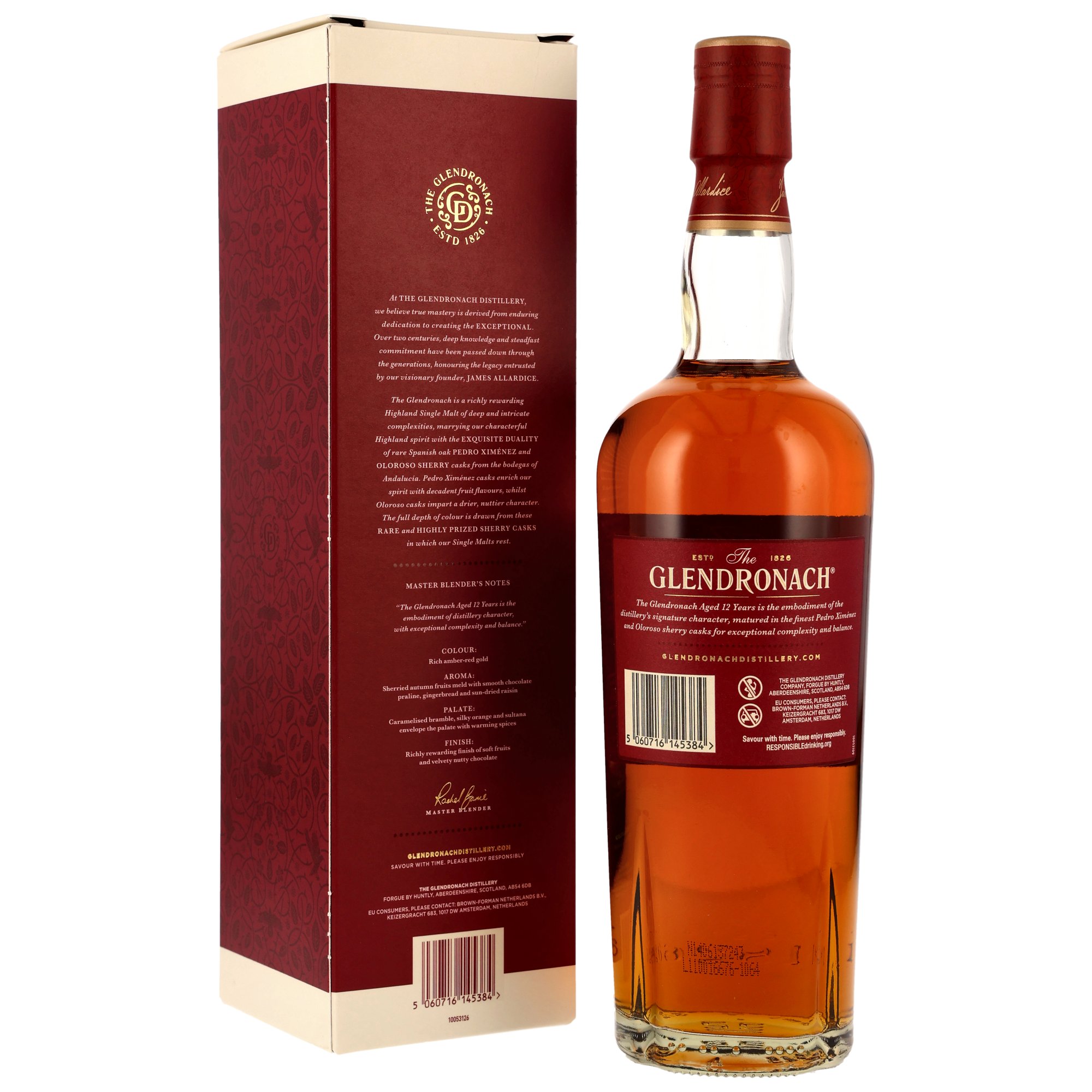 Glendronach 12 y.o. - PX + Oloroso Sherry Casks - in GP 43%