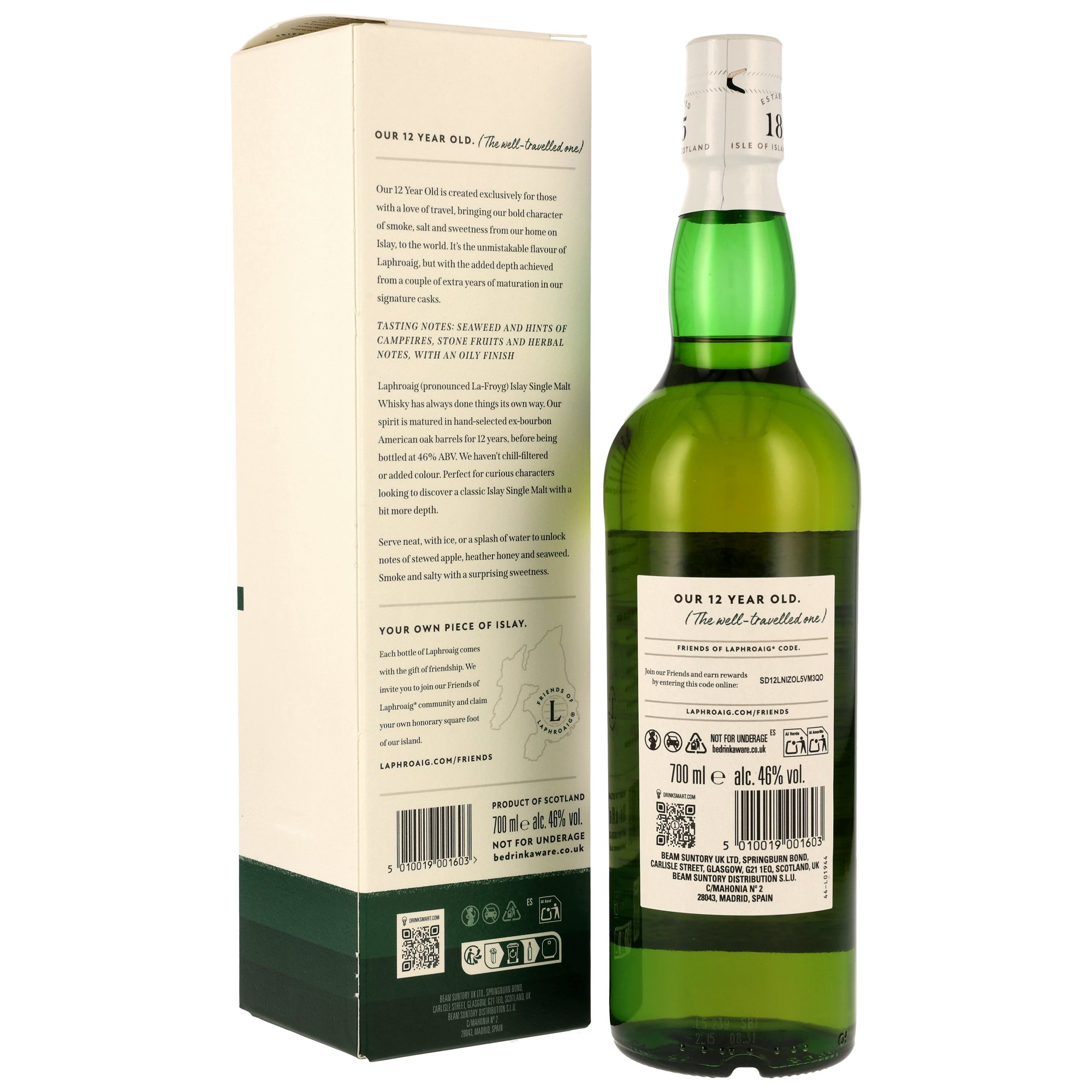 Laphroaig 12 y.o. - 46% - 0,7l.