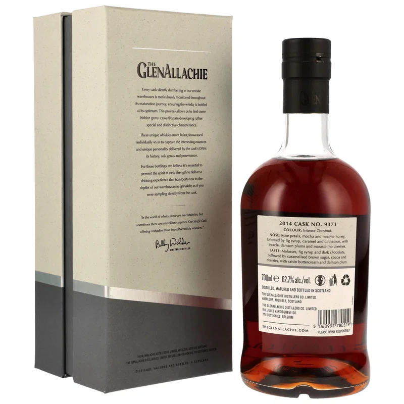 GlenAllachie 2014/2026 - 12 y.o. - PX Sherry Hogshead #9371 62,7%