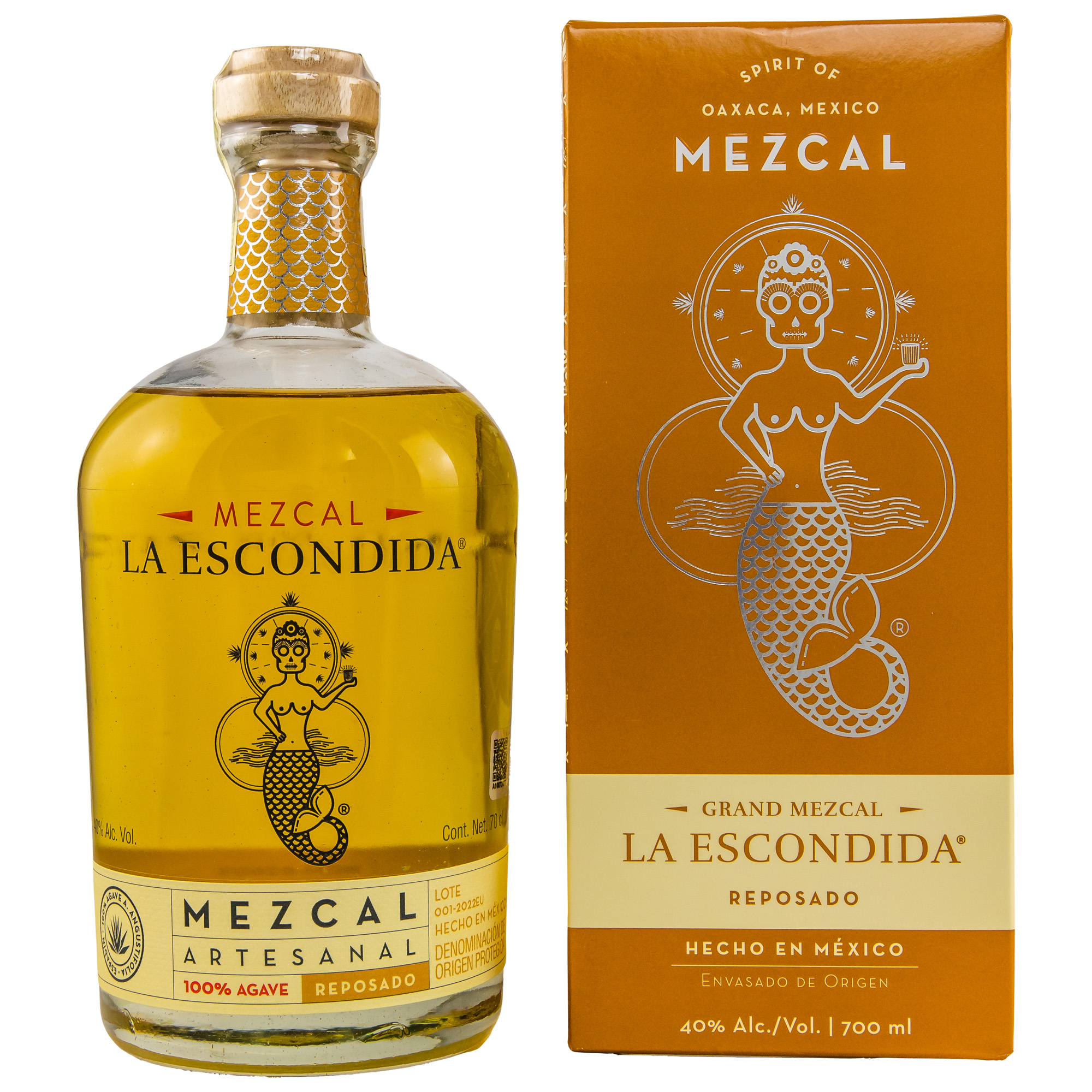 La Escondida Mezcal Reposado 40%