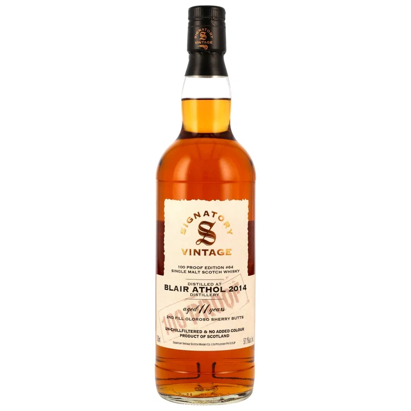 Blair Athol 2014/2025 - 11 y.o. - Signatory 100 PROOF Edition #64