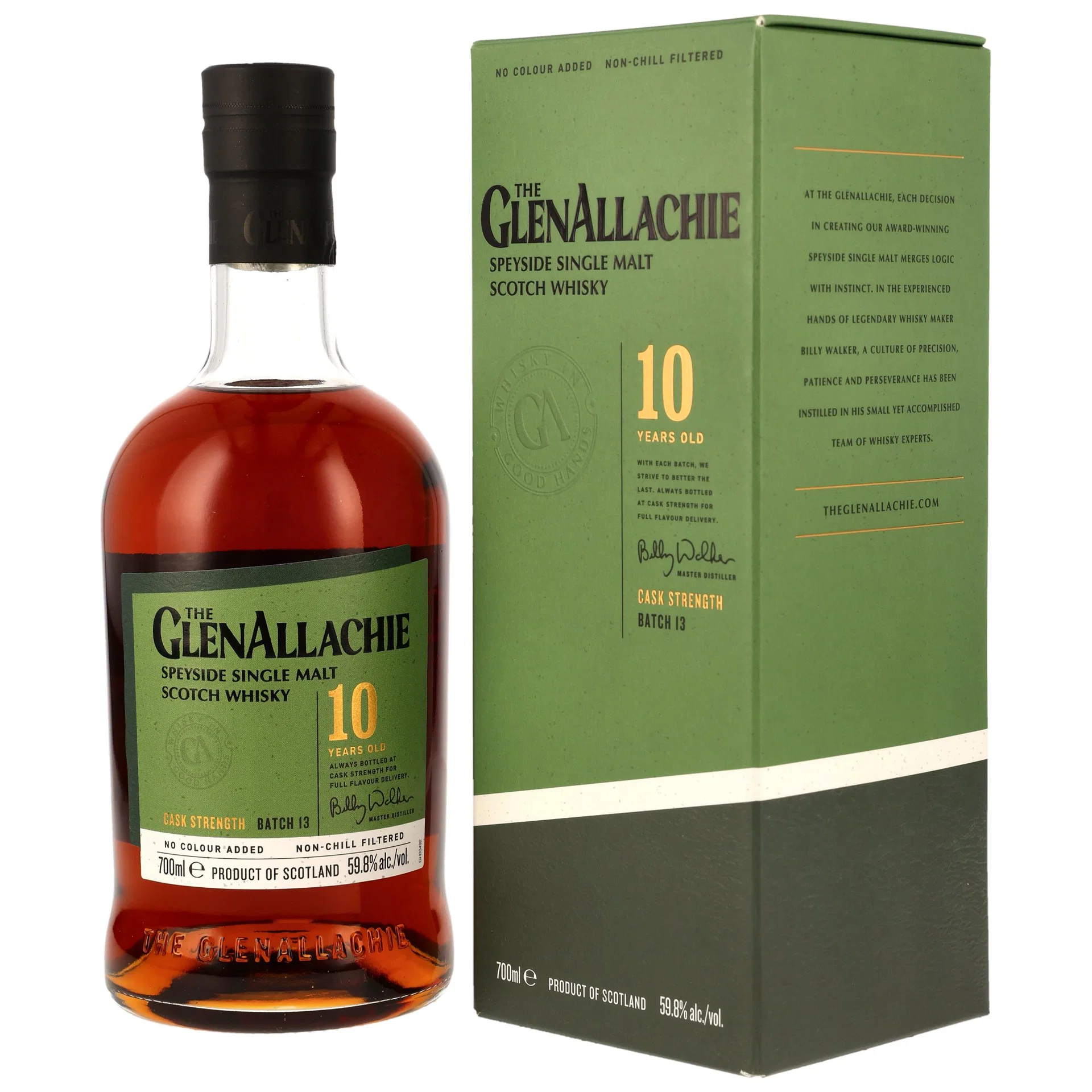 GlenAllachie 10 y.o. - Batch 13 - Cask Strength - PX Sherry, Oloroso Sherry, Red Wine & Virgin Oak Casks 59,8%