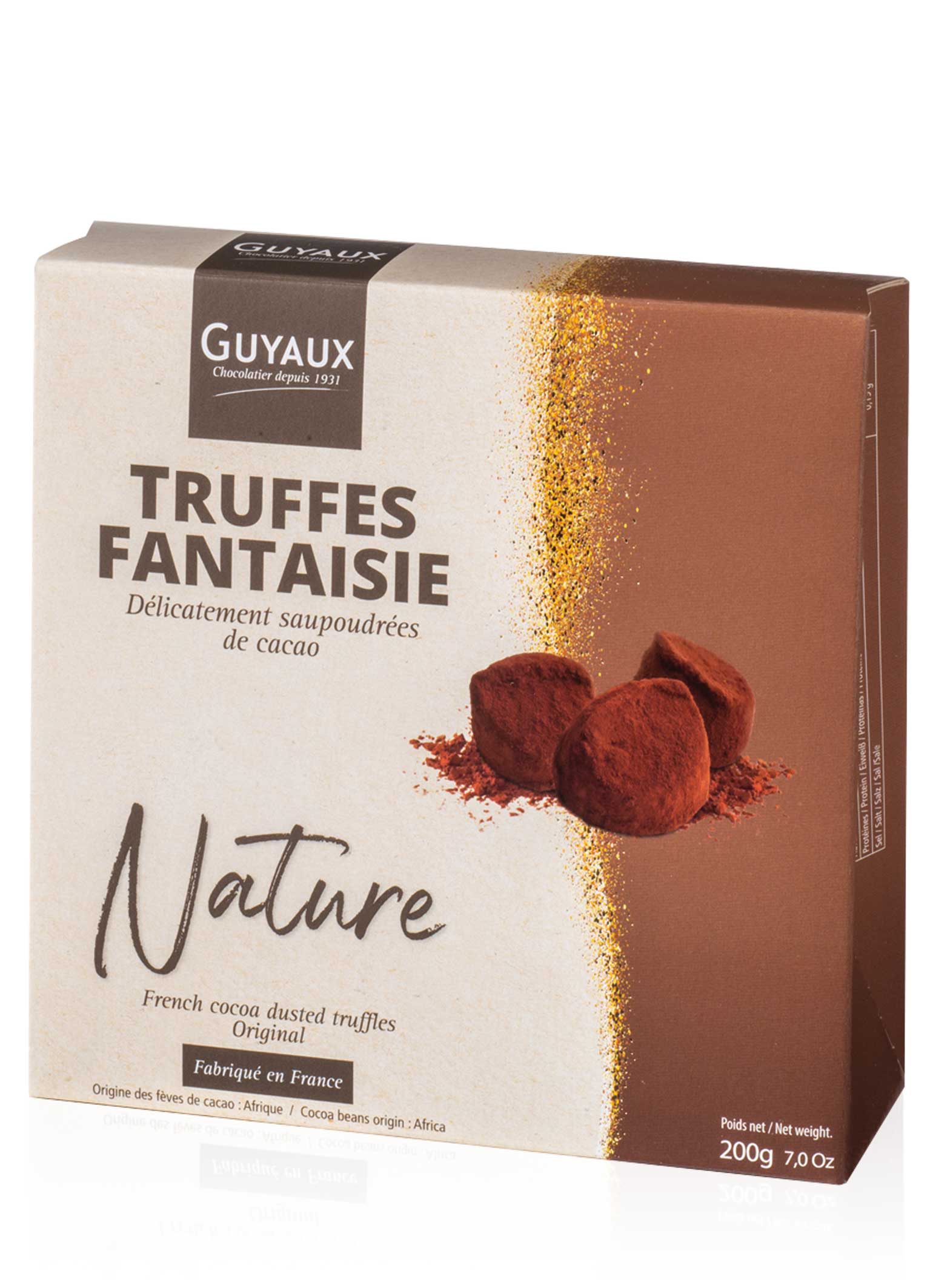 Guyaux - Truffes Fantaisie Kakaokonfekt 200g.