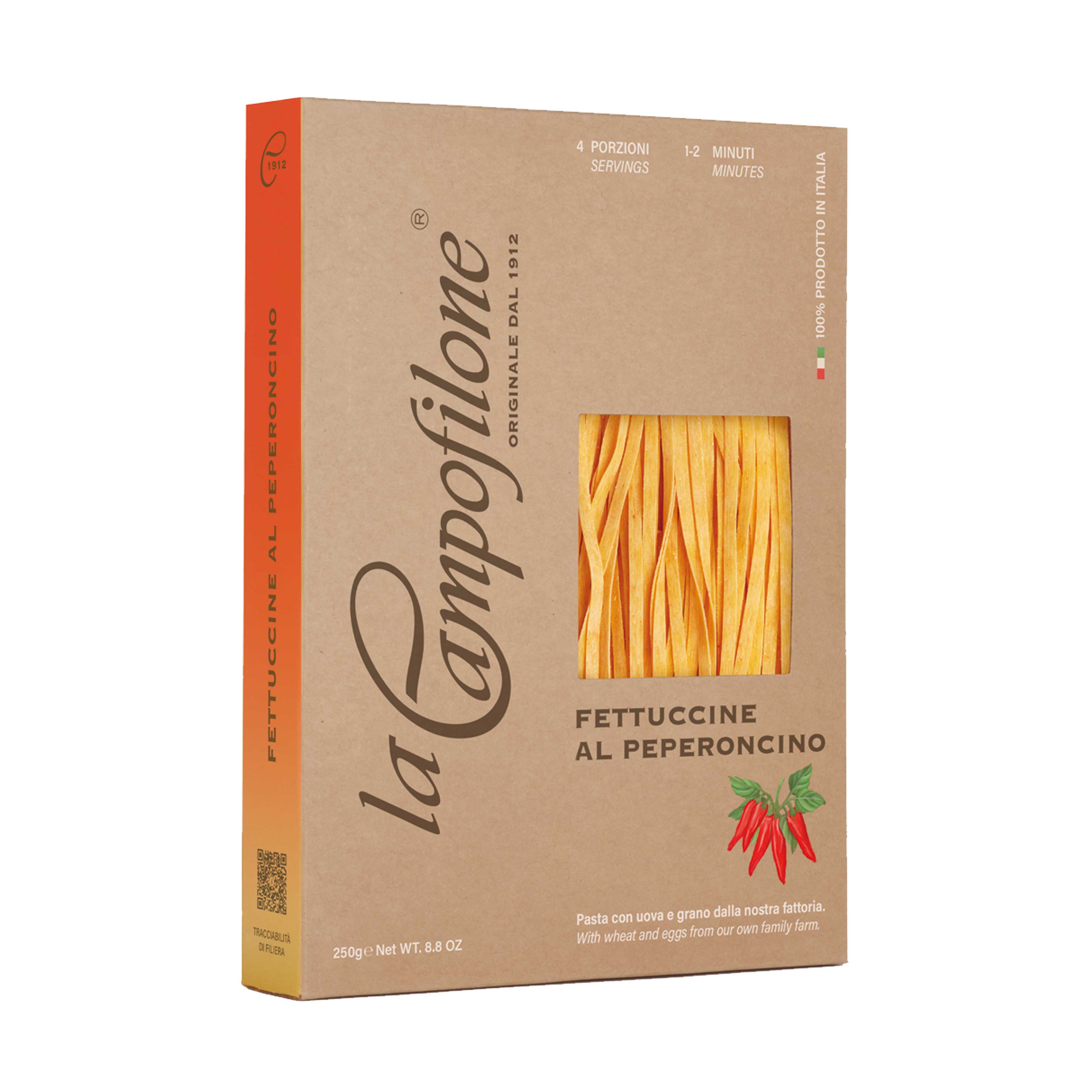 CAMPOFILONE - Fettuccine - scharfer Paprika 250g.
