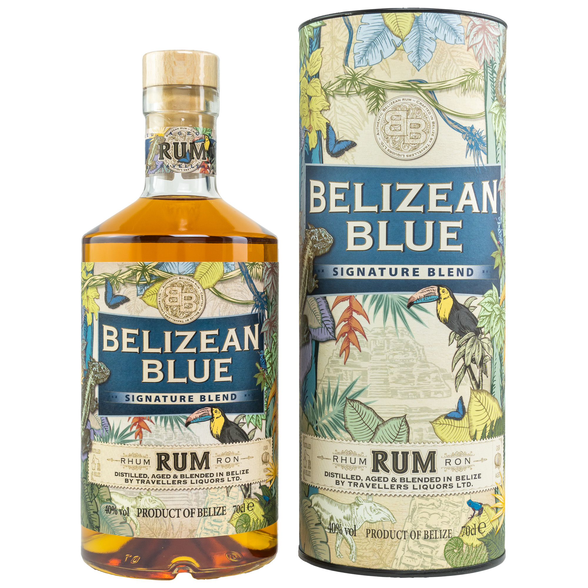 Belizean Blue Signature Blend Rum - 40%