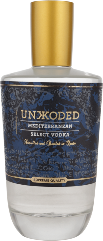 Unkkoded Vodka aus Spanien 40% 0,7l