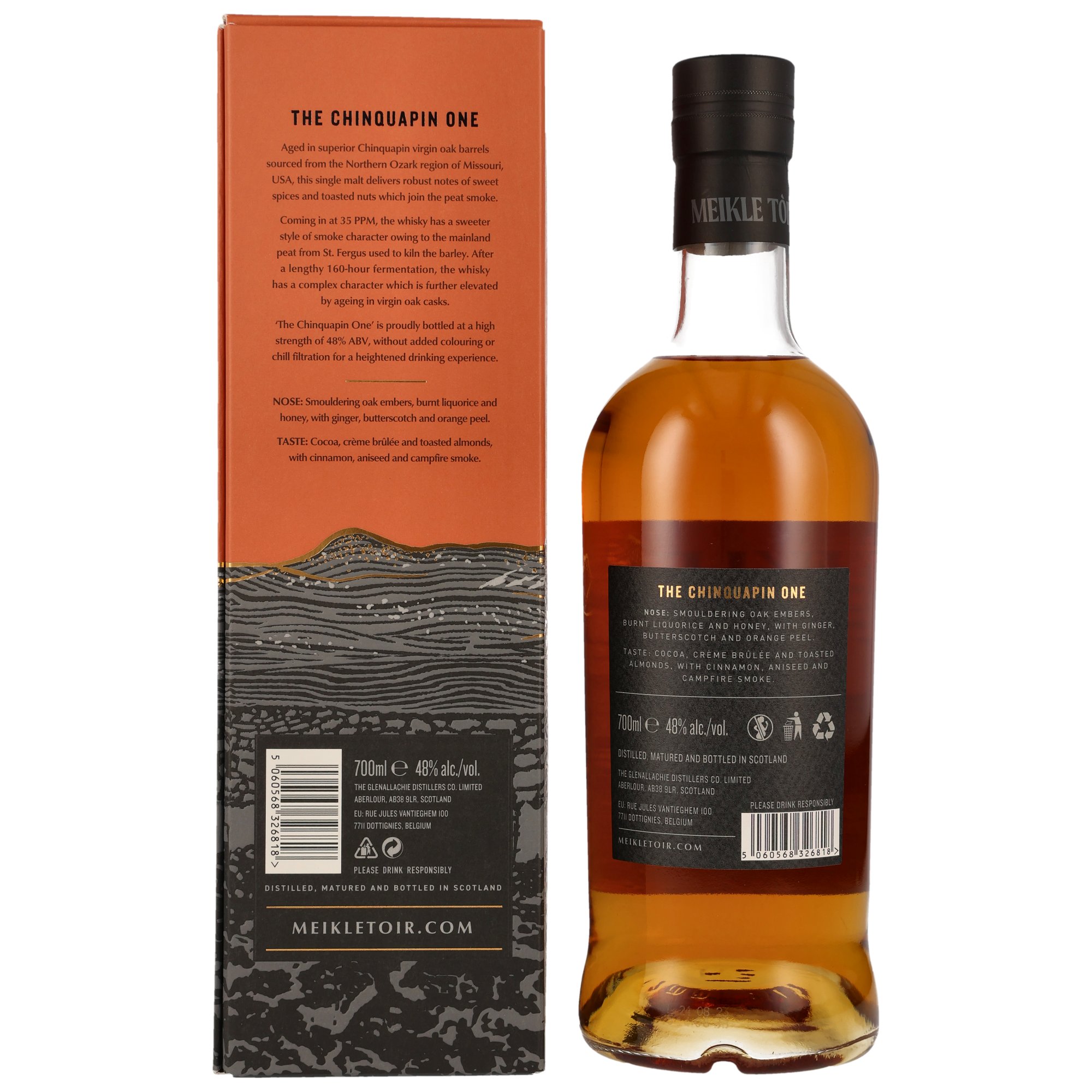 GlenAllachie - Meikle Toir 5 y.o. The Chinquapin One - Heavily Peated 48%