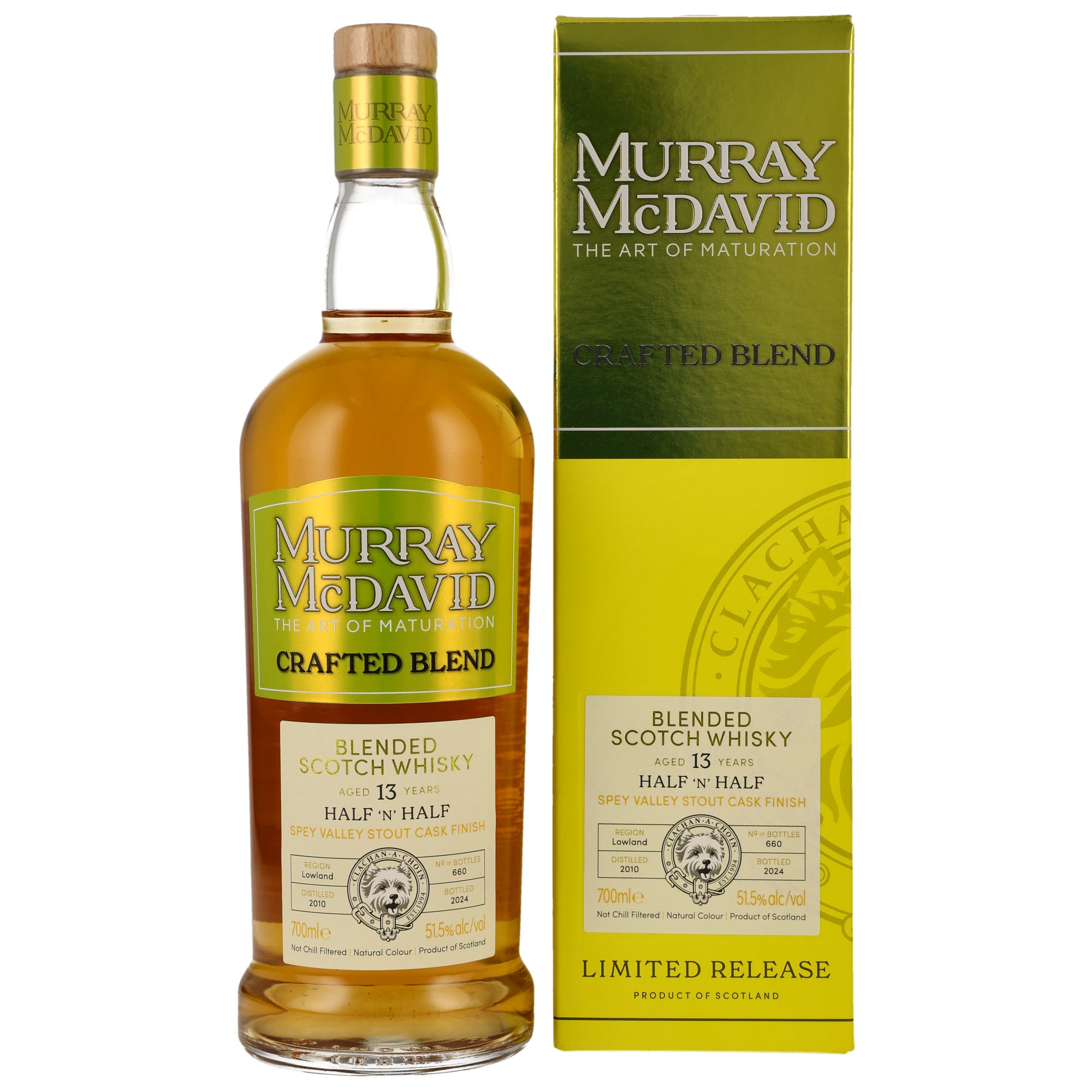 Half 'n' Half 2010/2024 - 13 y.o. - Spey Valley Stout Cask - Murray McDavid 51,5%
