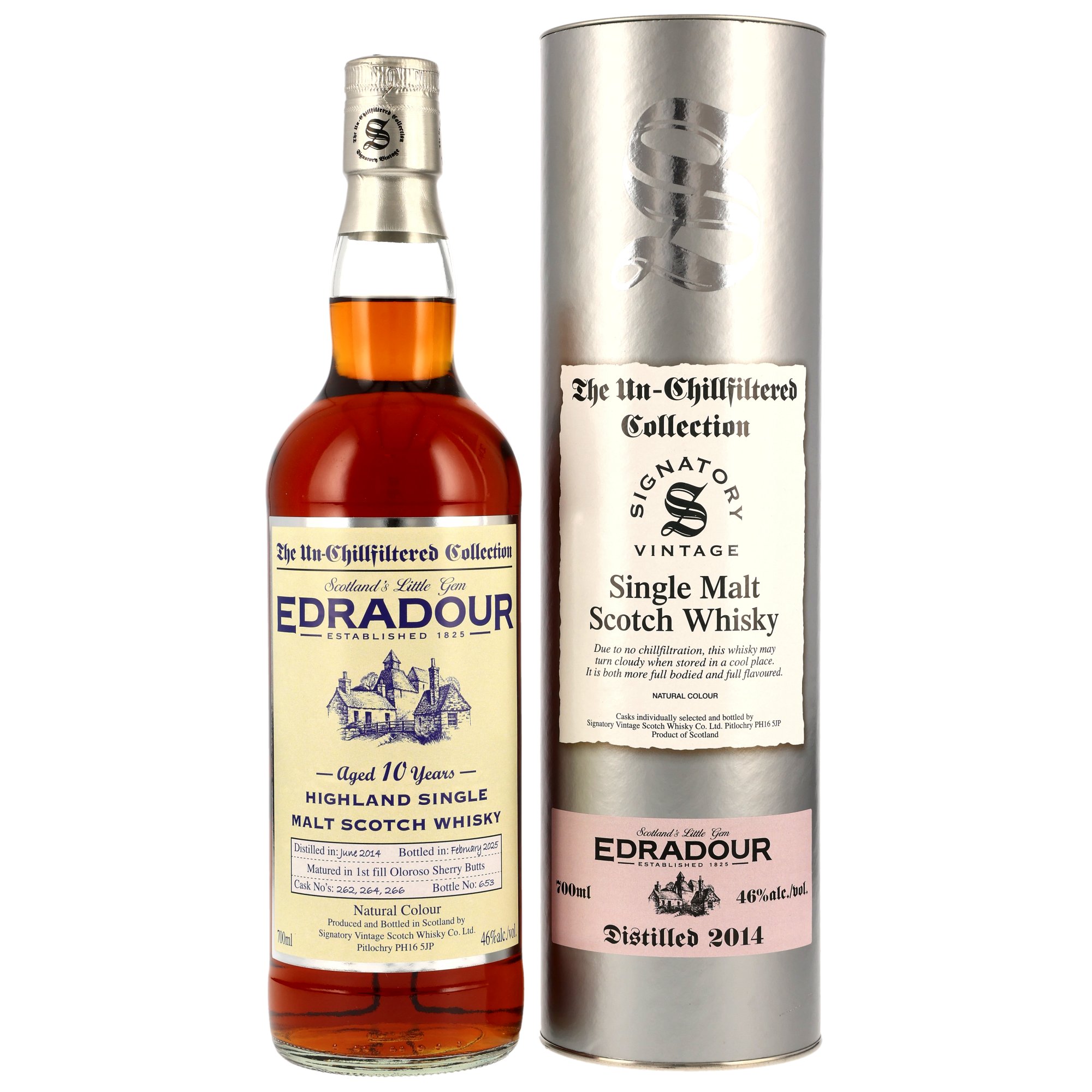 Edradour 10 y.o. - 2014/2025 Signatory - 46%