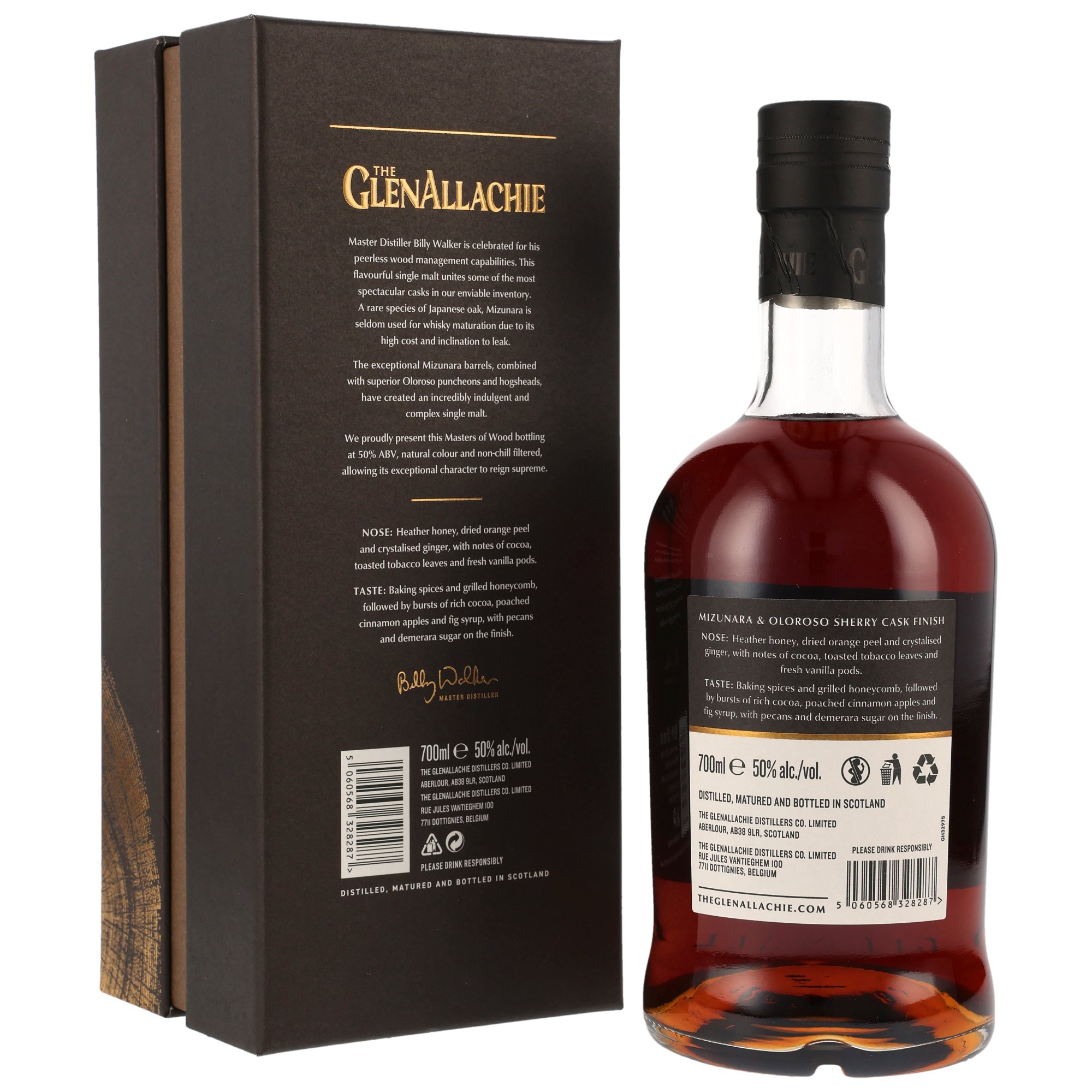 GlenAllachie - 17 y.o. Mizunara & Oloroso Cask Finish - Masters of Wood 50%