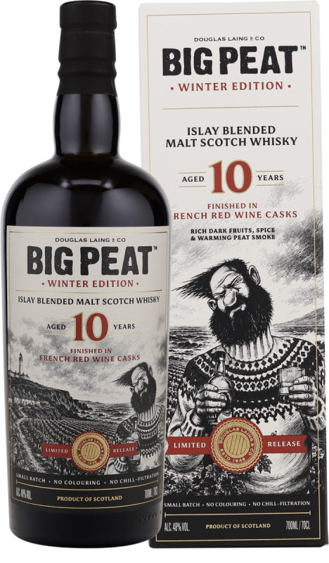 Big Peat 10 YO Winter Ed. 26 French Red Wine Cask Finished 48% 0.7l