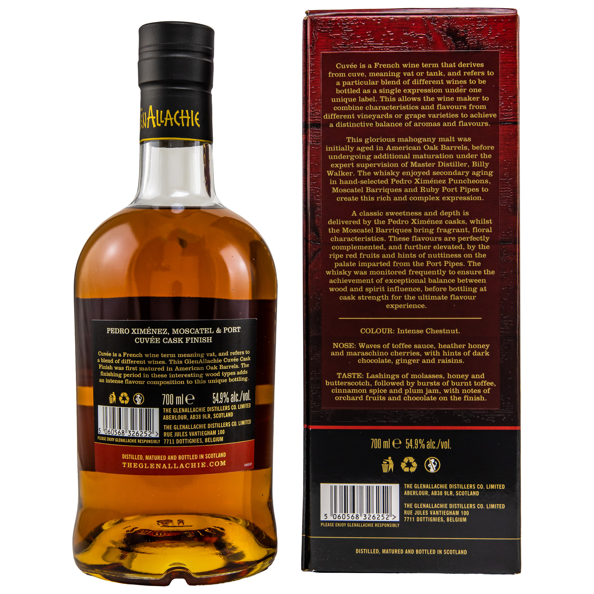 GlenAllachie 2012/2023 - 10 y.o. - PX, Moscatel & Ruby Port Cuvee 54,9%