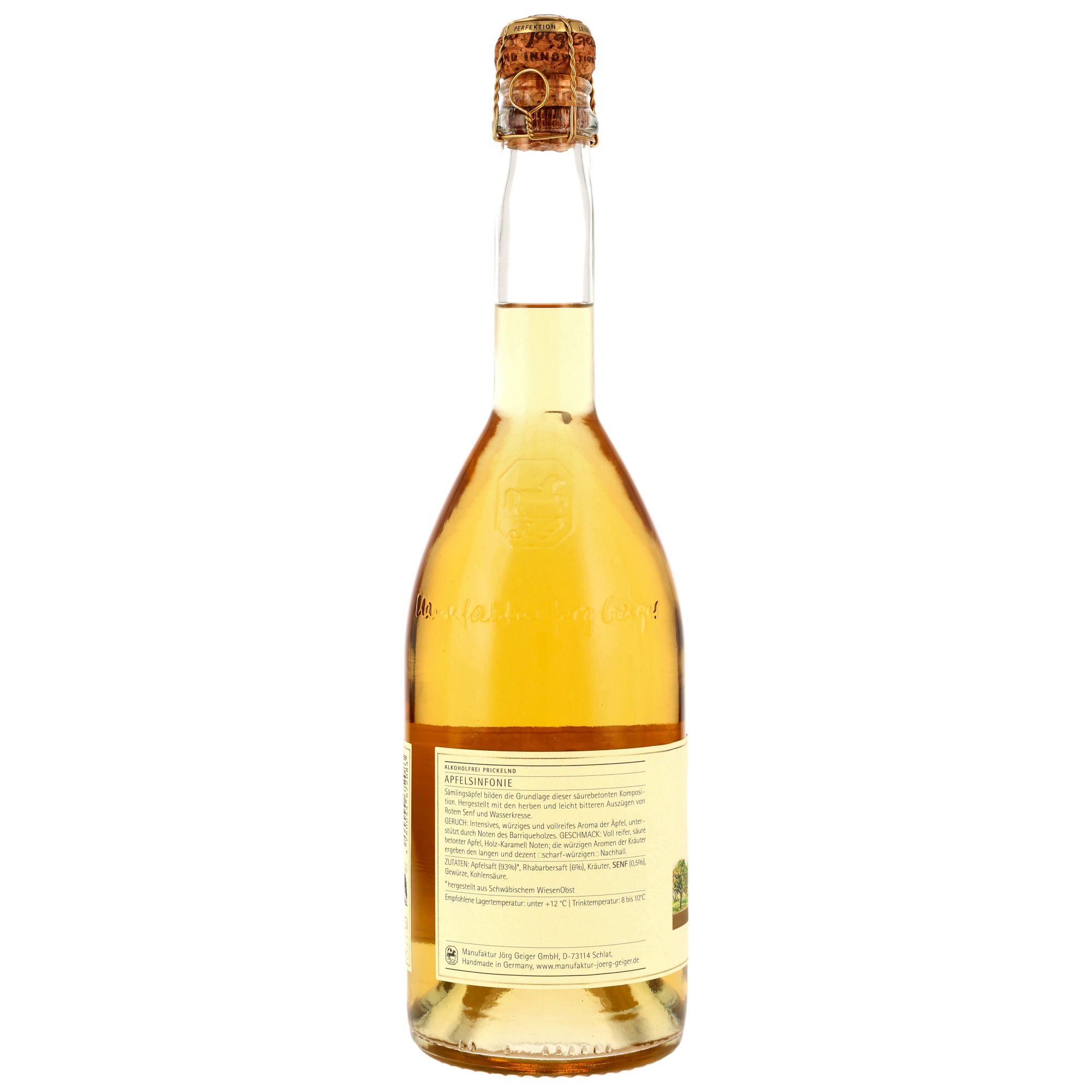 Manufaktur Jörg Geiger - ApfelSinfonie Alkoholfrei - MHD: 06/27