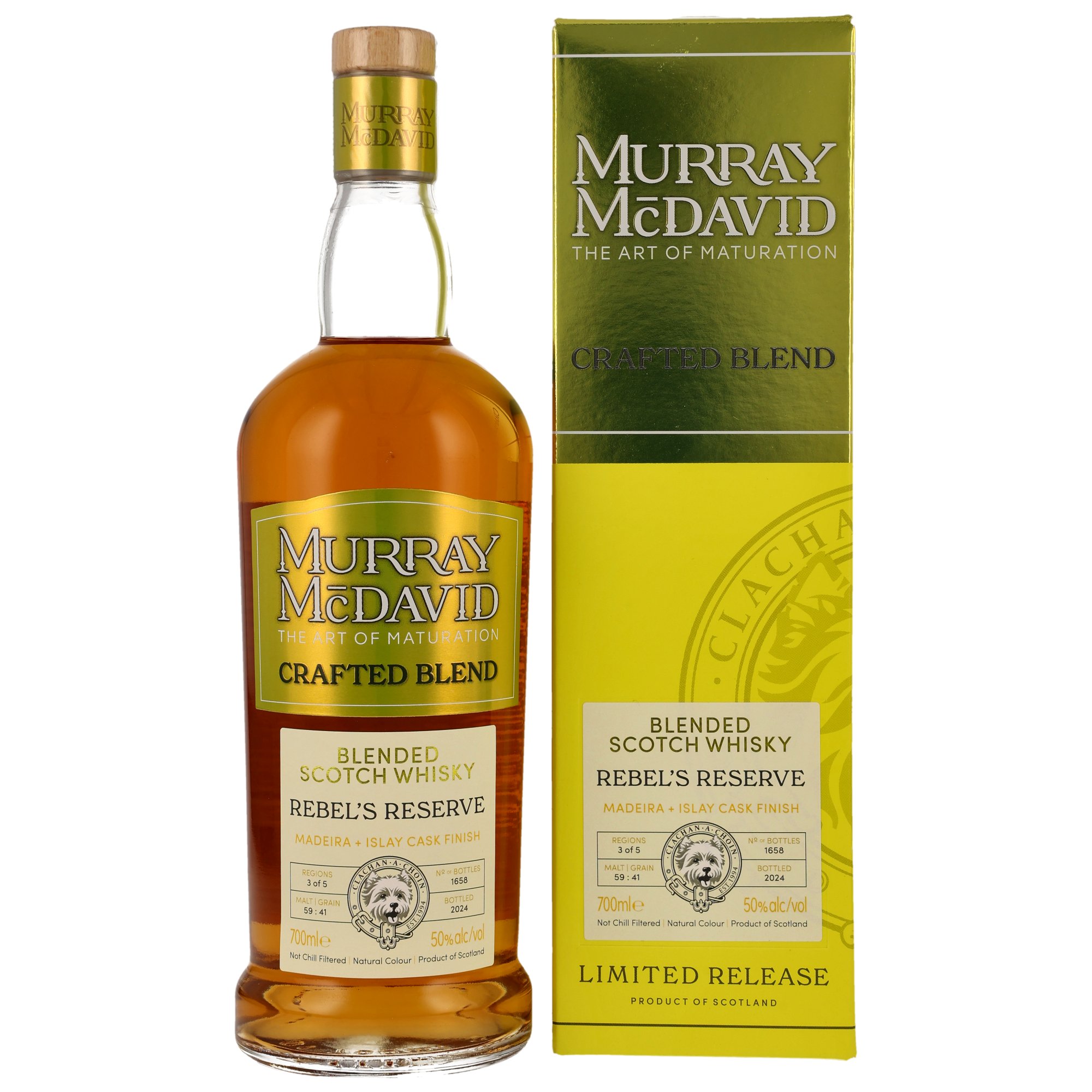 Rebel' Reserve Blend - Madeira & Islay Cask - Murray McDavid 50%