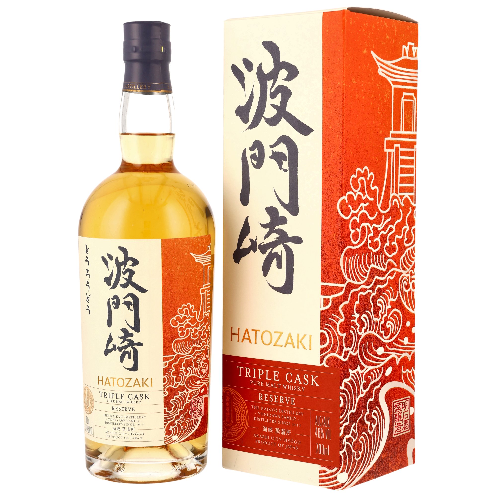 Hatozaki Triple Cask Reserve Pure Malt Whisky