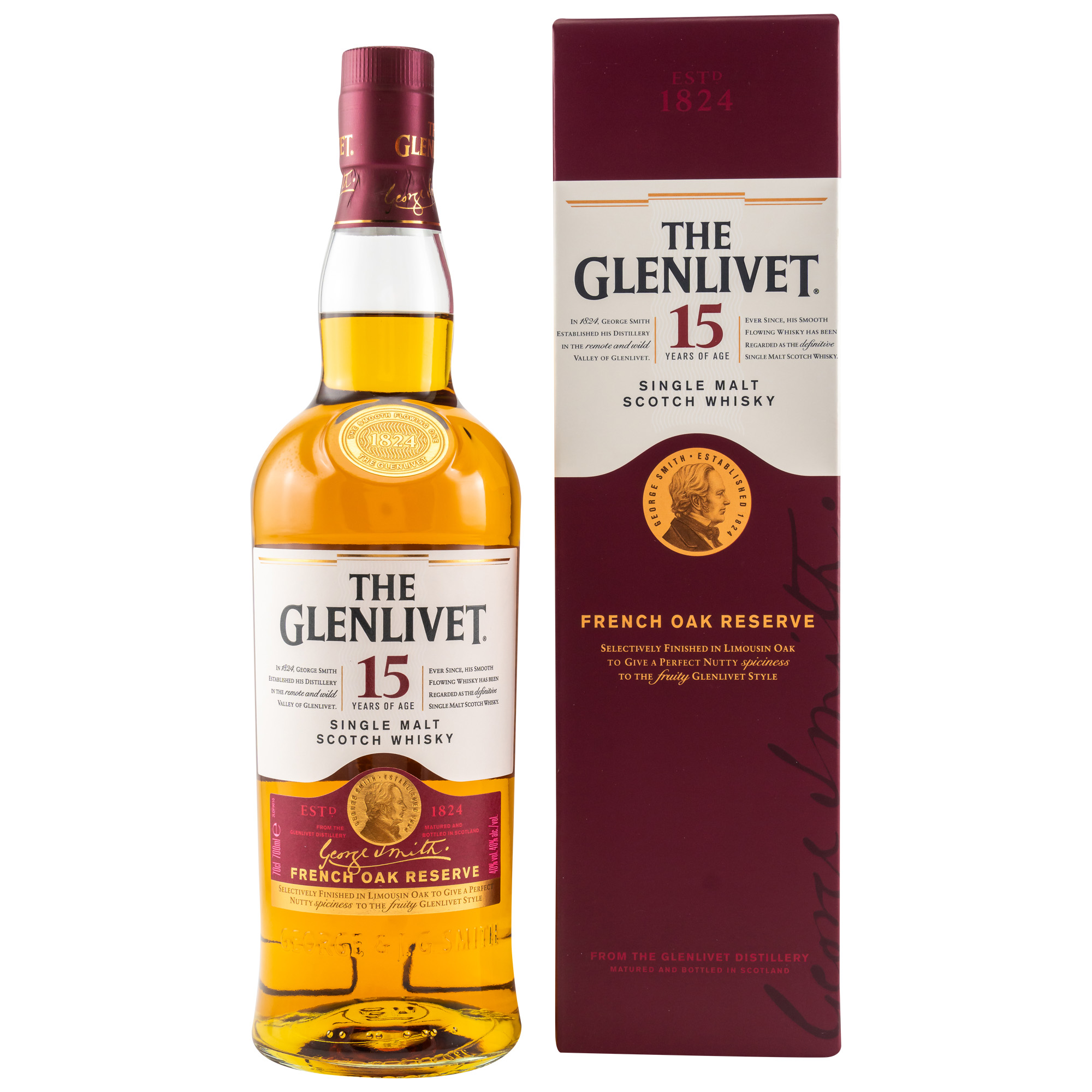 Glenlivet 15 y.o. - French Oak Reserve 40%