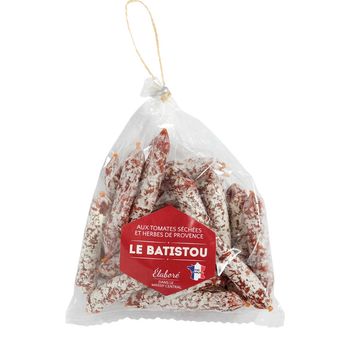 LE BATISTOU - Mini-Schweinesalami "P'tit Baptiste" - getr. Tomaten & Kräutern der Provence 110g