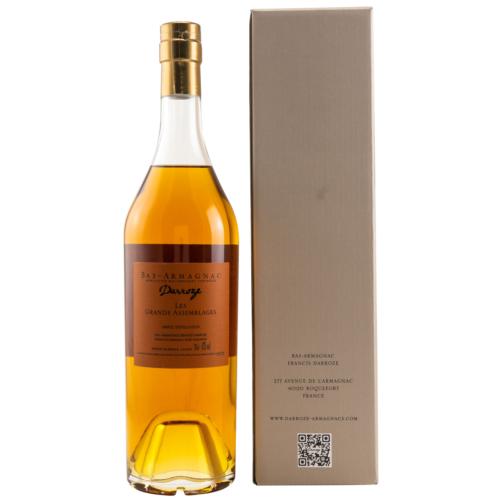 Grand Assemblage 8 ans d'age - Armagnac Darroze 43%