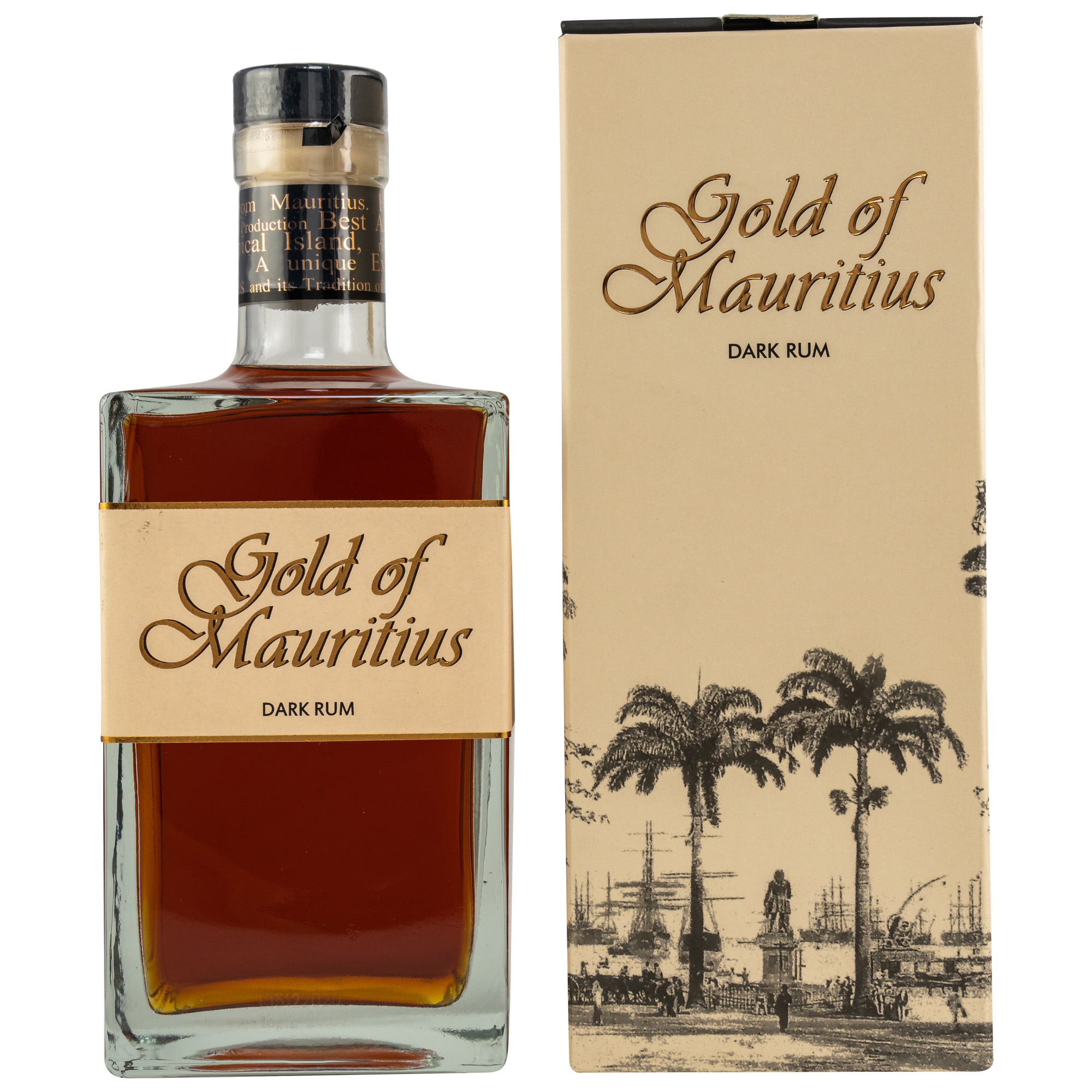 Gold of Mauritius Dark Rum 40% - Mauritius
