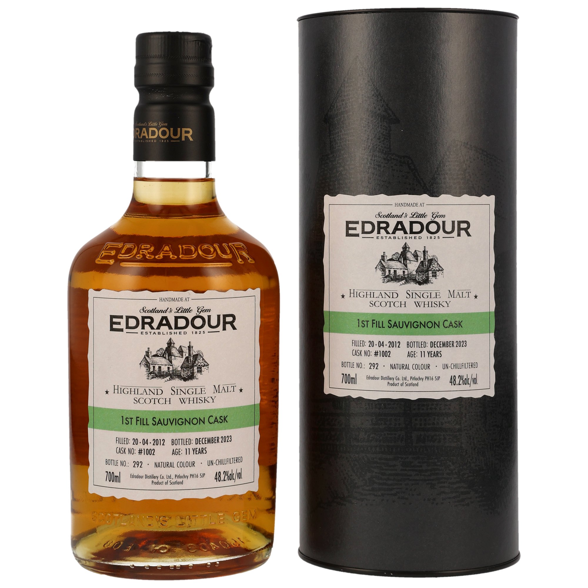 Edradour 11 y.o. - Sauvignon Cask #1002 - St. Michael Eppan 48,2%