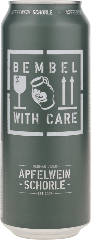BEMBEL-WITH-CARE Apfelwein-Schorle 4% 0,5l inclusive 25 Cen Pfand