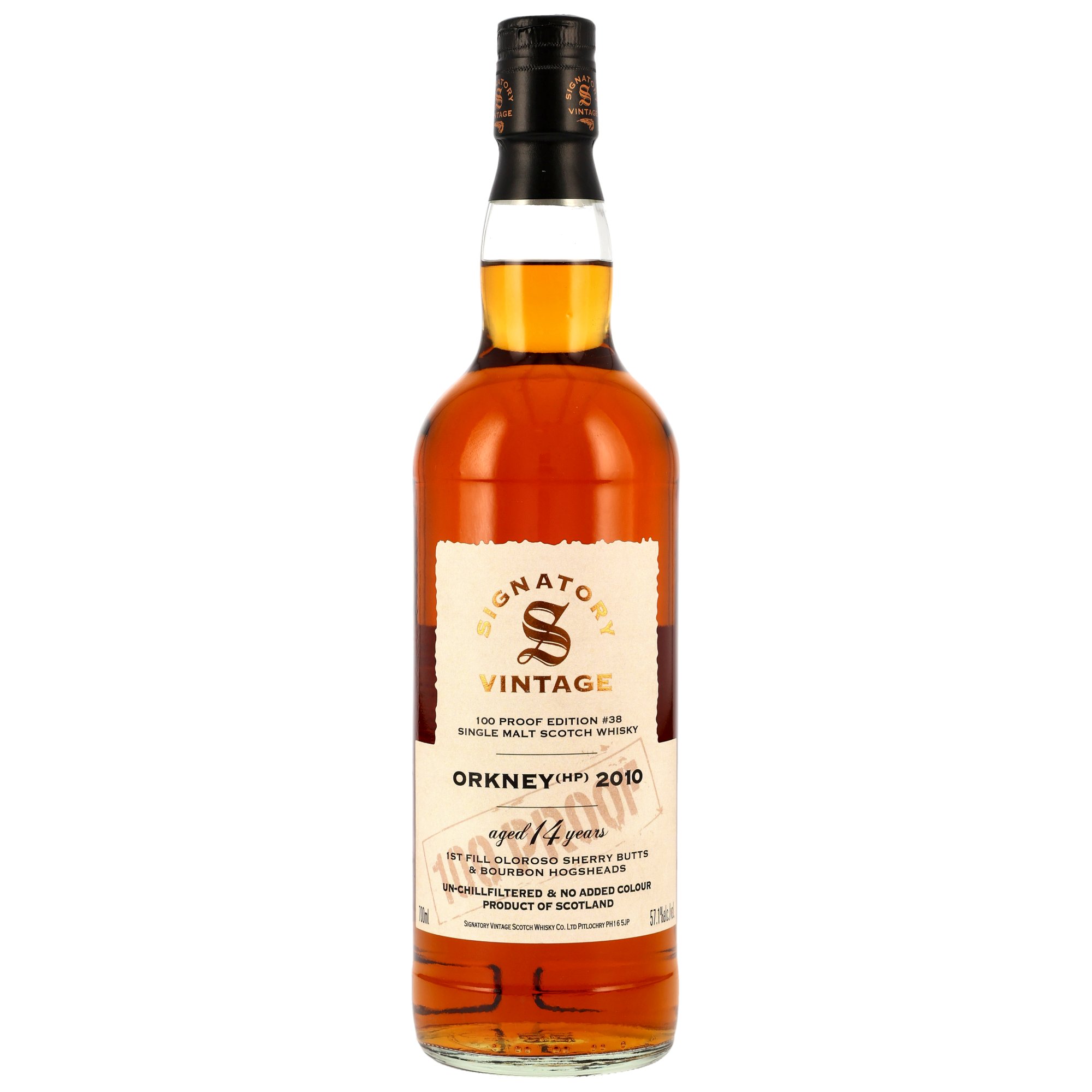 Secret Orkney (HP) 2010/2025 - 14 y.o. - Signatory 100 PROOF Edition #38 57,1%
