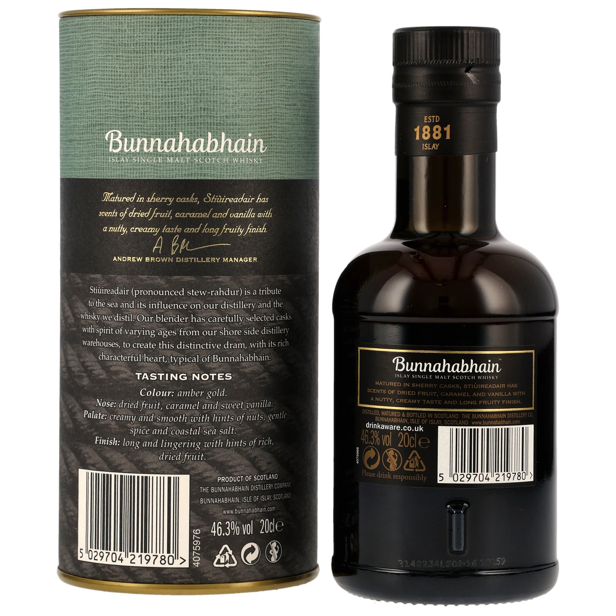Bunnahabhain Stiuireadair 200ml 46,3%