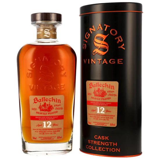 Edradour - Ballechin Signatory Cask Strength Grand Marnier Hogshead 12 Jahre 2013/2026