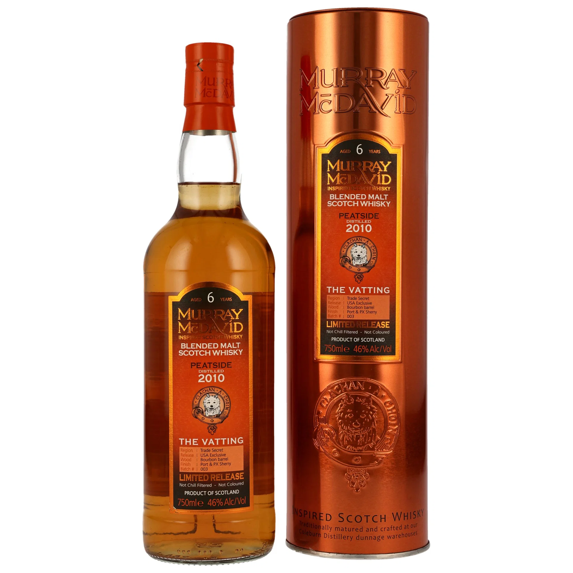 Peatside 2010 - 6 y.o. - Port/PX Cask - Murray McDavid 46%