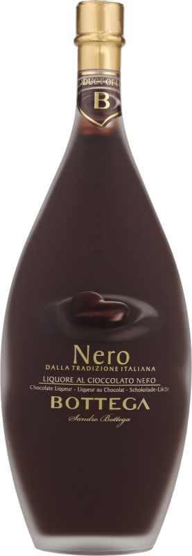 Bottega Nero Liquore dunkle Schokolade Likör 15% - 0.5l.