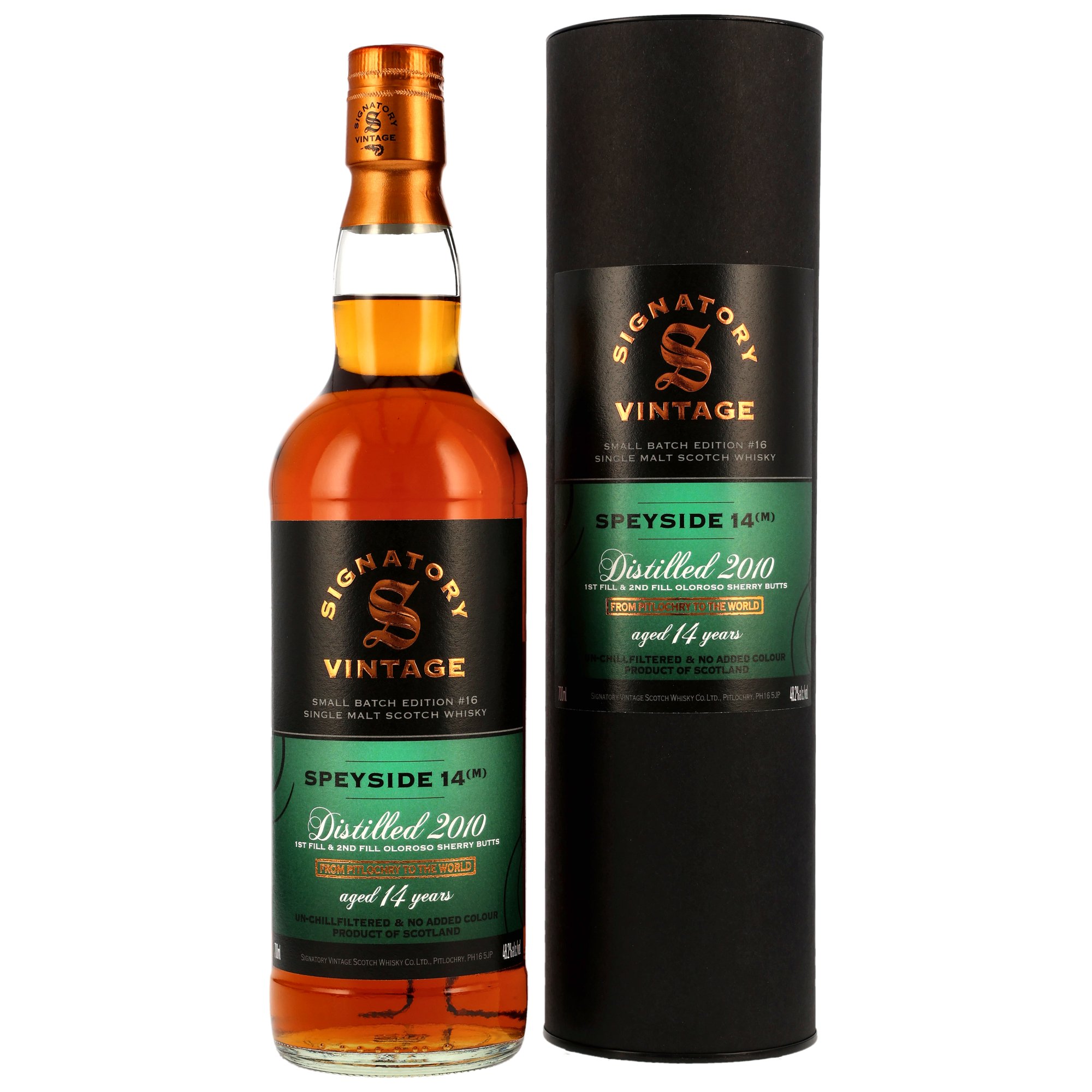 Secret Speyside (M) 2010/2025 - 14 y.o. - Signatory Small Batch Edition #16 48,2%